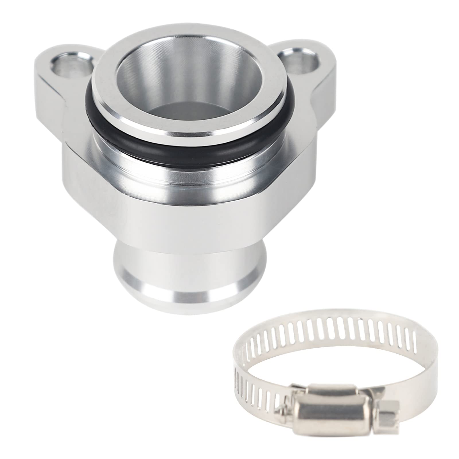 Aluminum Water Hose Fitting Upgrade Fit For Bmw 1 3 5 6 7 Z4 (Engine N52 N53 N54 And N51 3.0-Litre),Replaces# 11537541992 11537544638 Engine Coolant Hose Flange