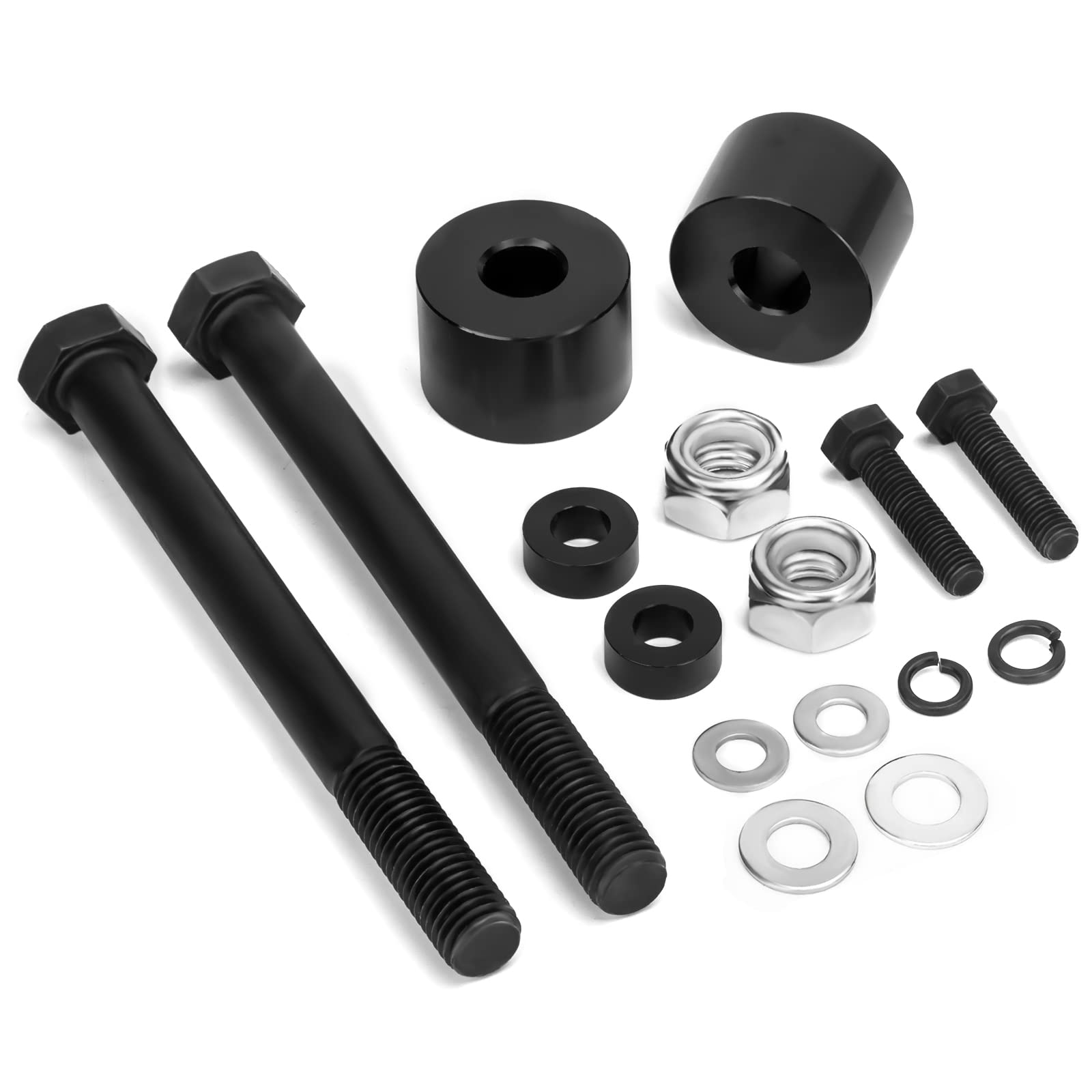 Ksp Diff Drop, Cnc Machined T6 Aircraft Billet Aluminum Differential Drop Kit With Skid Plate Drop Spacer Fit For Tacoma 4Runner 4Wd