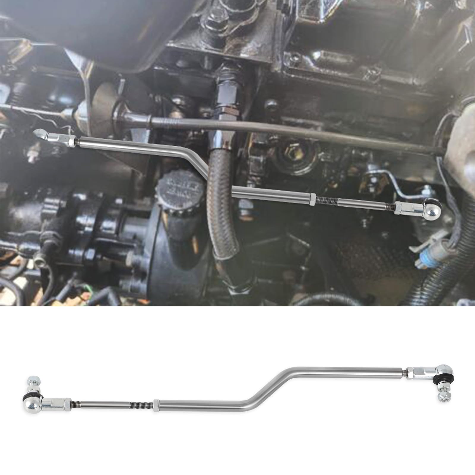 Throttle Linkage Kit Adjustment Throttle Linkage Rod For Dodge Joints Dodge P-Pump 1994-1998 | For Dodge Ram 2500 1994-1998 | For Dodge Ram 3500 1994-1998 | For Dodge Cummins P7100 Throttle Rod