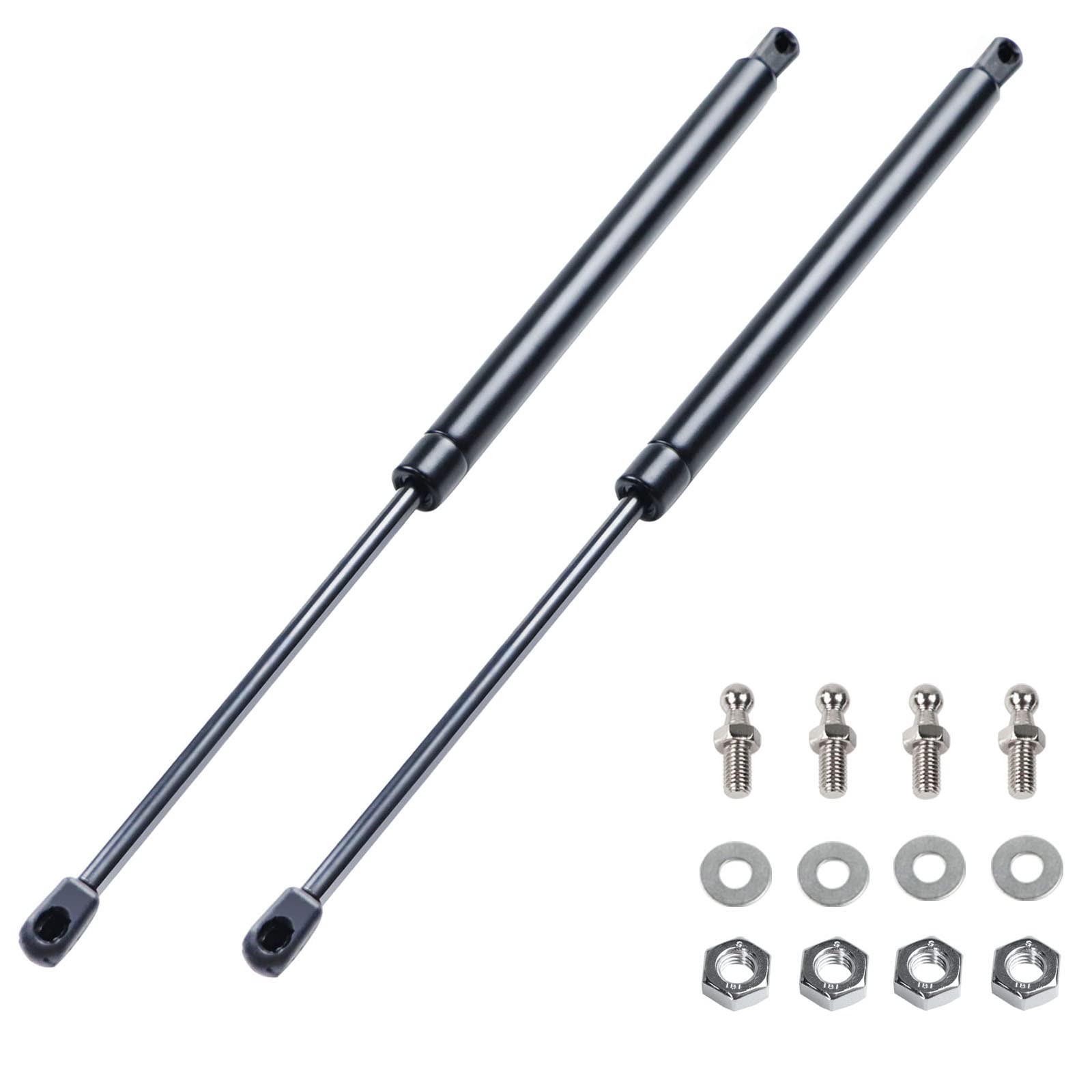 18.5' 40Lbs/178N Universal Gas Spring Shock Struts Lift Supports For Lid Stay Prop Replacement For Camper Shell Shocks, Canopy, Tool Box, Truck