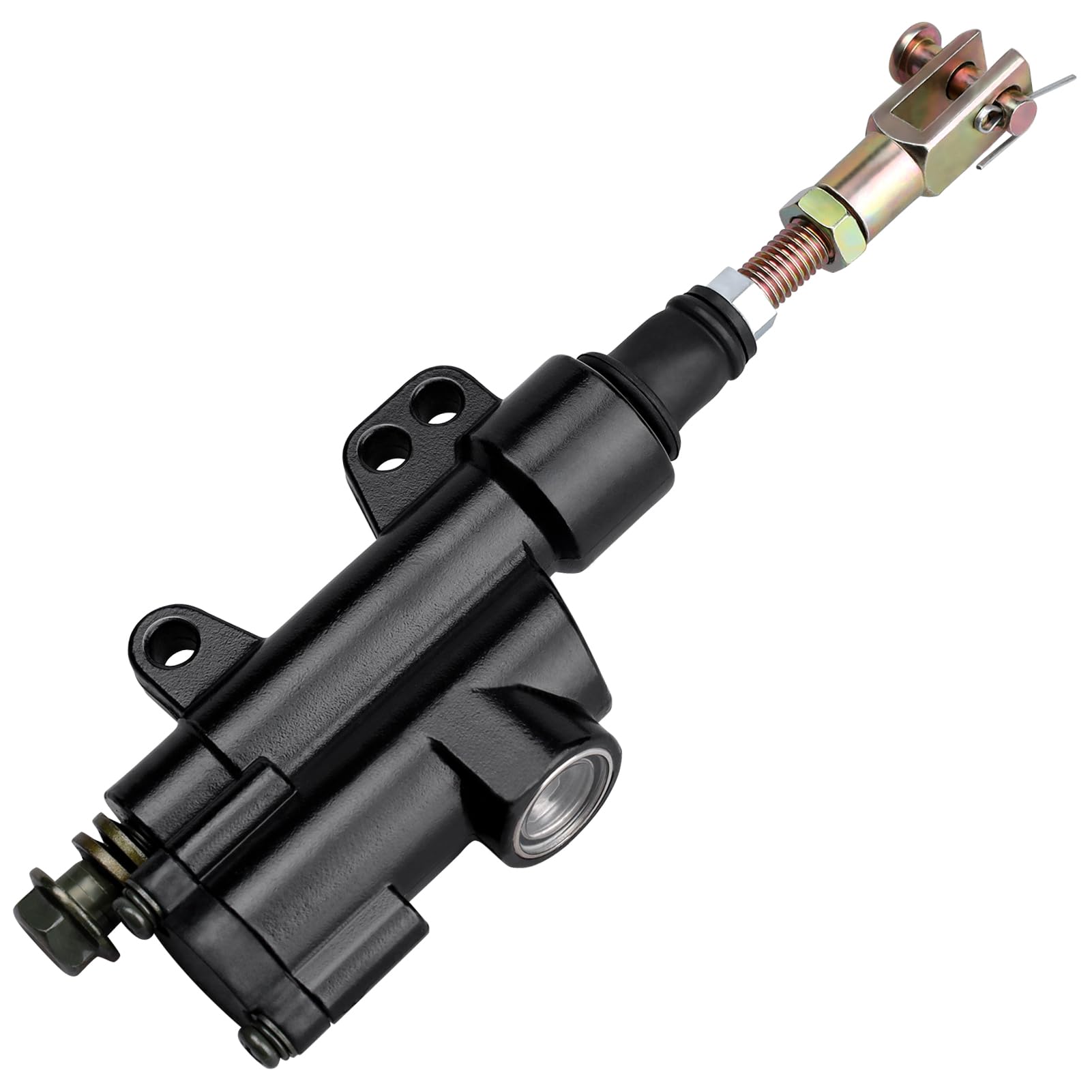 Locopow Rear Brake Master Cylinder For Chinese 50Cc 70Cc 90Cc 110Cc 125Cc Atv Dirt Pit Bike Quad Taotao Baja Bms Roketa Xpro Apollo Ssr Pitster Piranha Sunl Nst Kazuma