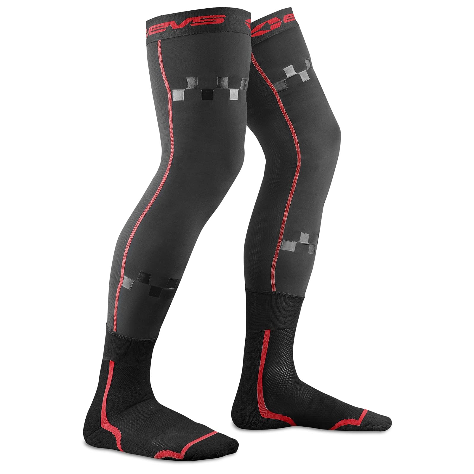 Evs Sports Tug Fusion Socks (Black/Red, Large/X-Large)