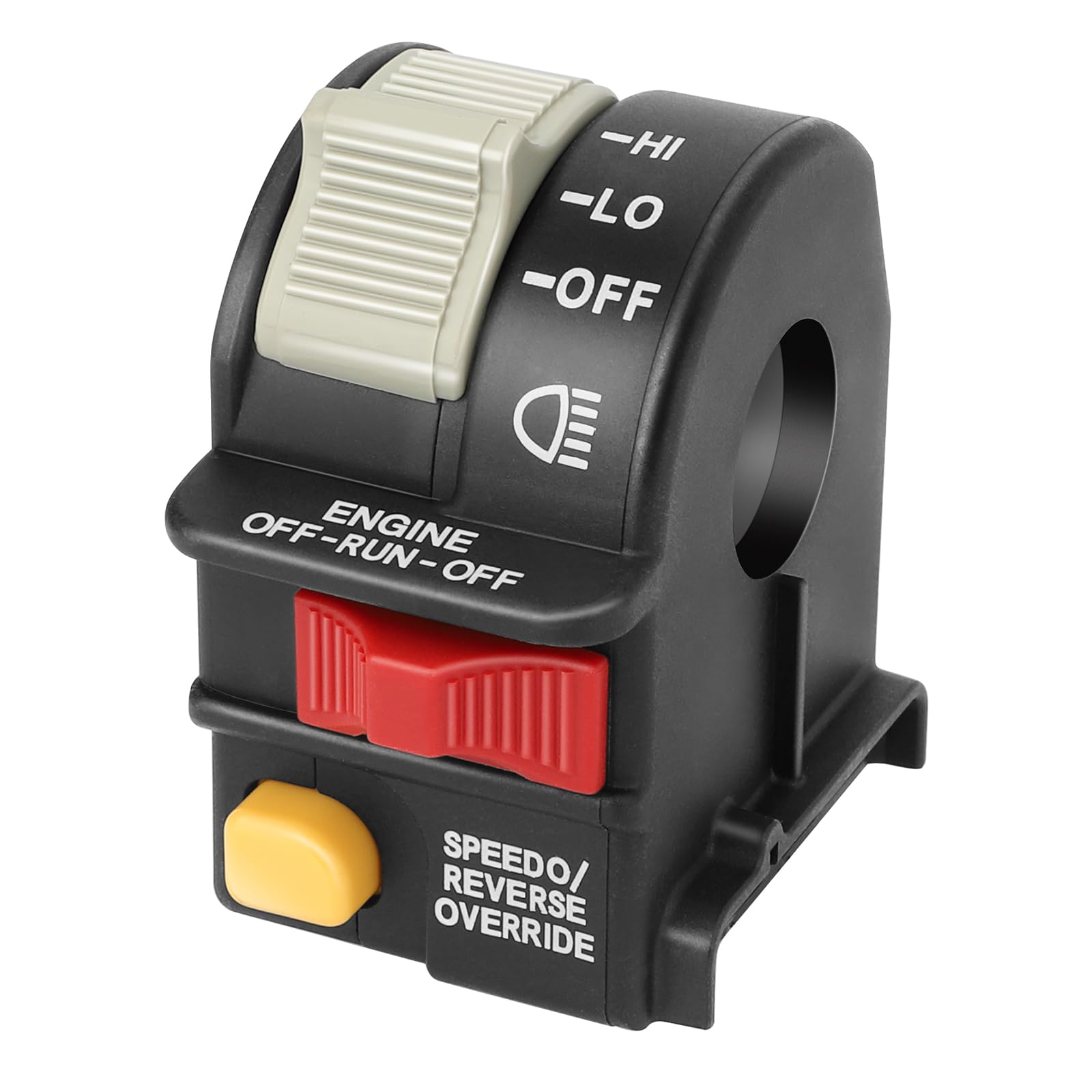 Handlebar Stop Headlight Light Switch For Polaris Sportsman-400/450/500/550/570/600/700/800/850/1000 Scrambler-850/1000 Atp-330/500 Scrambler-500 Magnum-330 Trail-Boss-330 Scrambler-400 Xplorer-250