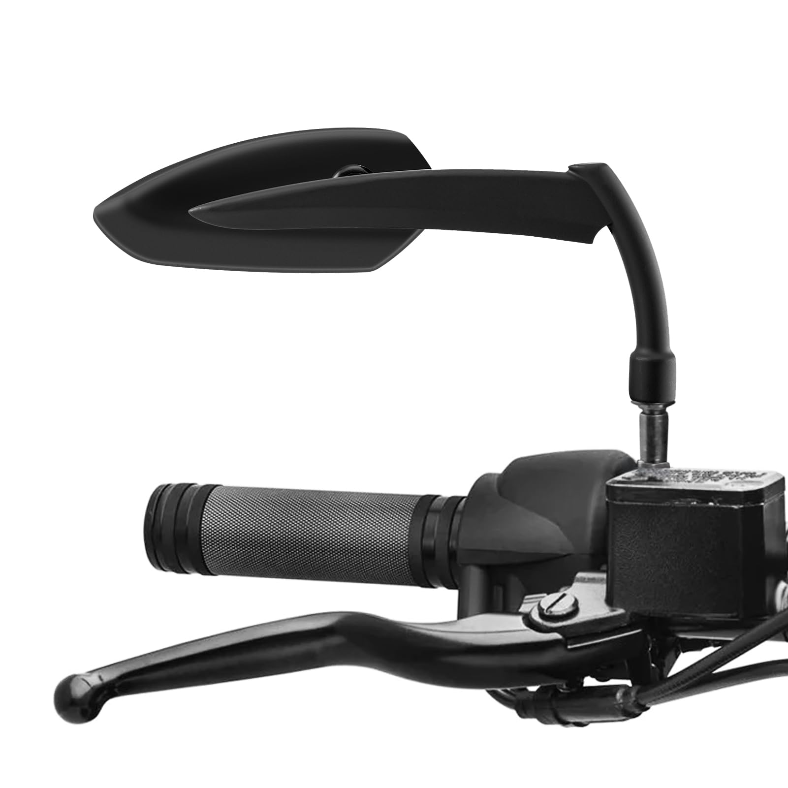 Mofun Mirrors Black Spear Blade Mirrors Compatible With 1982-2024 Harley Sportster Dyna Softail Road King Street Road Electra Glide With 8Mm Or 10Mm Clockwise Bolts