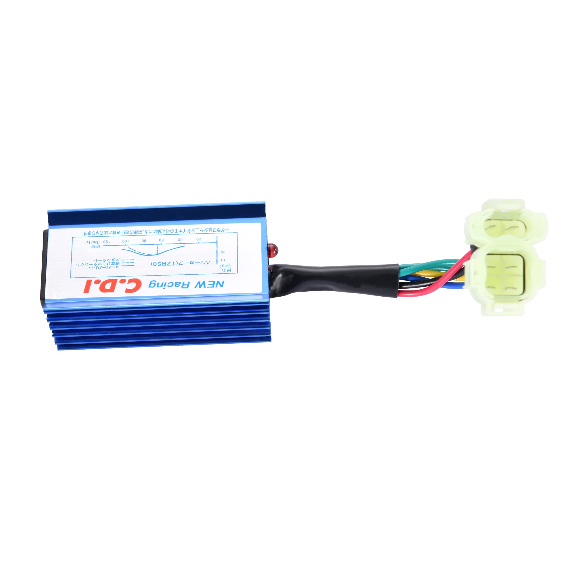 Woostar 6 Pin Ac Ignition Racing Cdi Replacement For Gy6 139Qmb 152Qmi 157Qmj Engine 50Cc 70Cc 90Cc 125Cc 150Cc 250Cc Atv Moped Scooter Go Kart