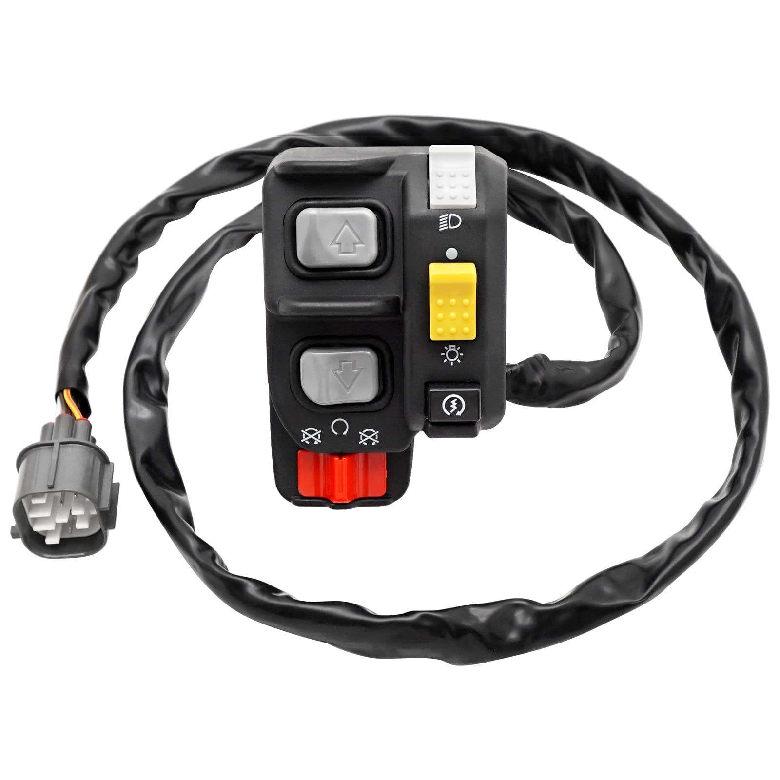 Compatible With Honda Rubicon 500 Foreman 500 Es Switch Handlebar Control Electric Shift Shifter Start Kill Stop Headlight Switch,Oem# 35200-Hp0-A10 35020-Hn2-000 35200-Hn2-A01