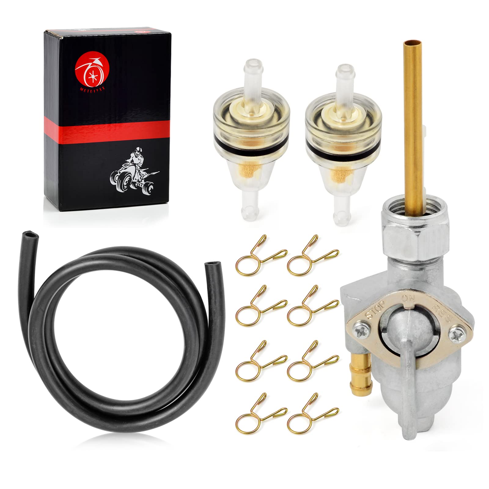 Fuel Valve Petcock Kit For Honda Cl175 Cb350 Cl350 Sl350 Cb360 Cb450 Cl450 1965-1976 16950-292-000