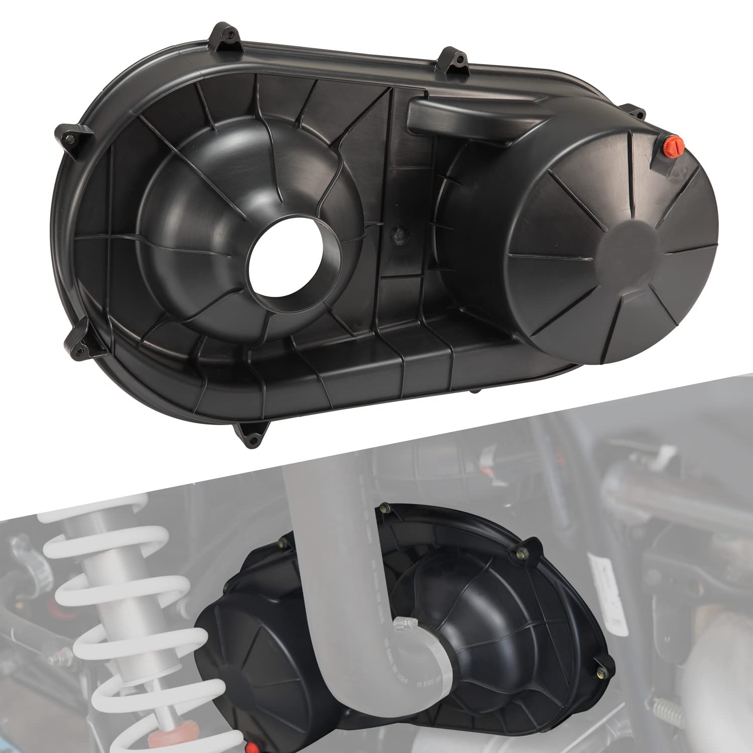 Haka Tough Outer Clutch Cover For Polaris Rzr Xp 1000 Accessories 2015-2023, Cvt Outer Variator Clutch Cover For Rzr 1000 Xp 900 S Accessories, Replace Oem 2635611, 5451767-070, 5451767 1Pcs