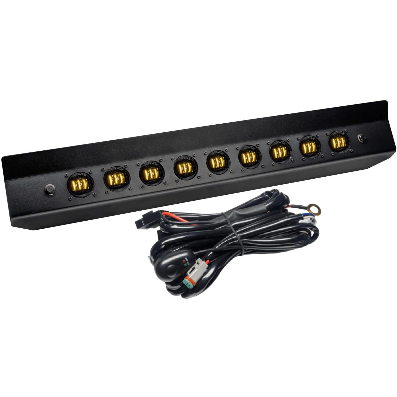 Oracle Lighting 5883-006 Yellow Skid Plate With Integrated Led Emitters Fits 2020 2024 Wrangler Jl Gladiator Jt - Provides Durable Underbody Protection