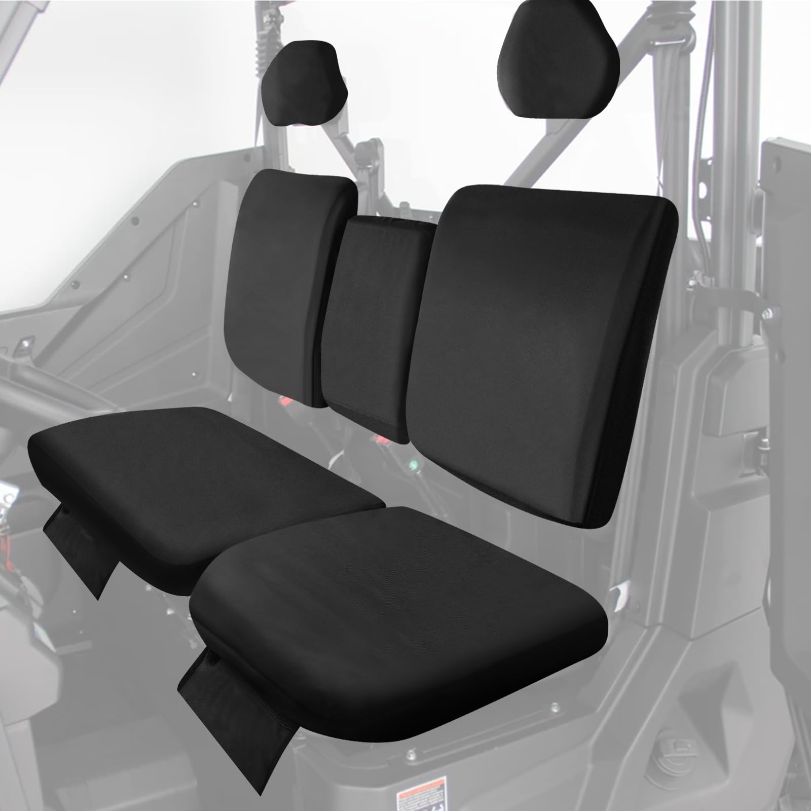 Starknightmt Utv Uforce 1000 Seat Covers, 1680D Waterproof Seat Cover Compatible With 2019-2024 Cfmoto Uforce 1000, 2022-2024 Uforce 1000 Xl Front Seat Uforce 1000 Accessories (Black)