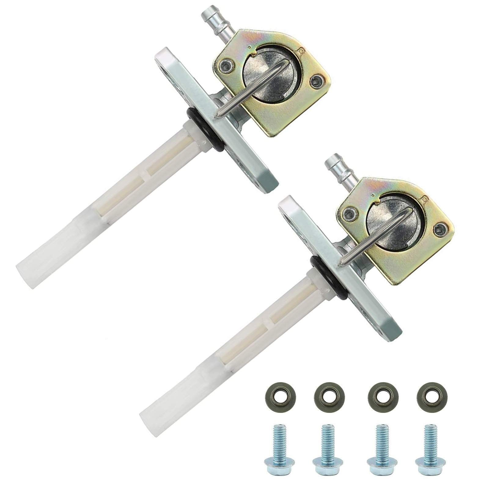 Crf50F Fuel Valve Petcock, Gas Fuel Tank Switch Petcock Valve Compatible With Honda Crf50F Crf70F Crf80F Crf100F Crf150F Crf230F Xr50R Xr70R Xr80R Xr100R Xr200R Xr250R Xr350R Xr60(2 Packs)