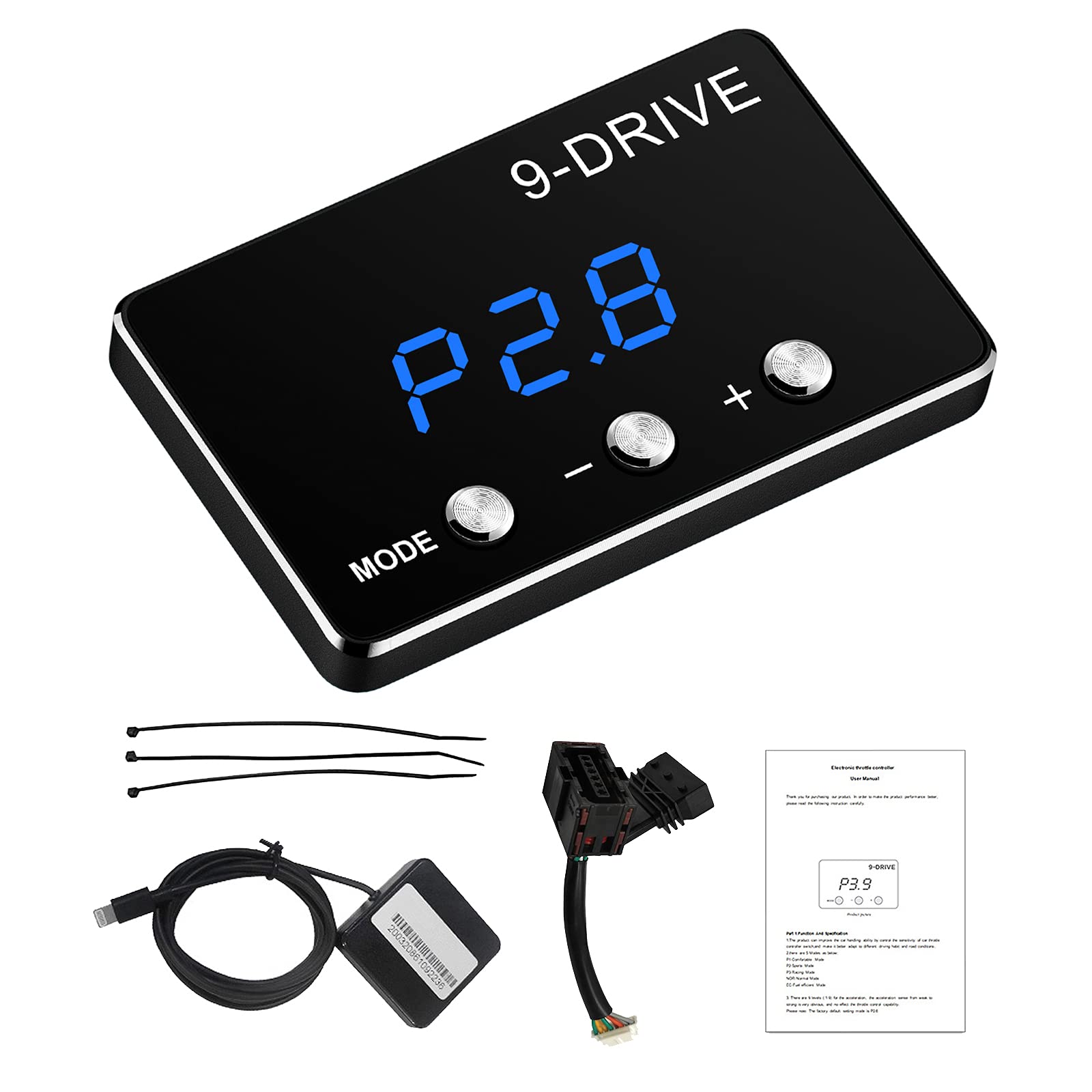 Throttle Response Controller 9 Drive Modes Smart Electronic Racing Accelerator Compatible With Dodge Challenger Ram Jeep Cherokee Kj Kk Wrangler Jk Maserati Ghibli