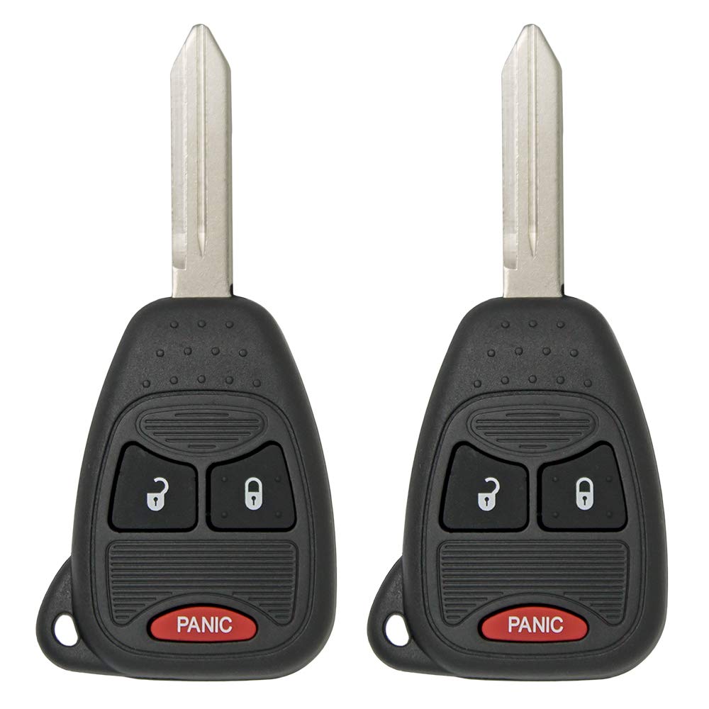 Keyless2Go Replacement For Keyless Entry Remote Car Key Vehicles That Use 3 Button Oht692427Aa - 2 Pack