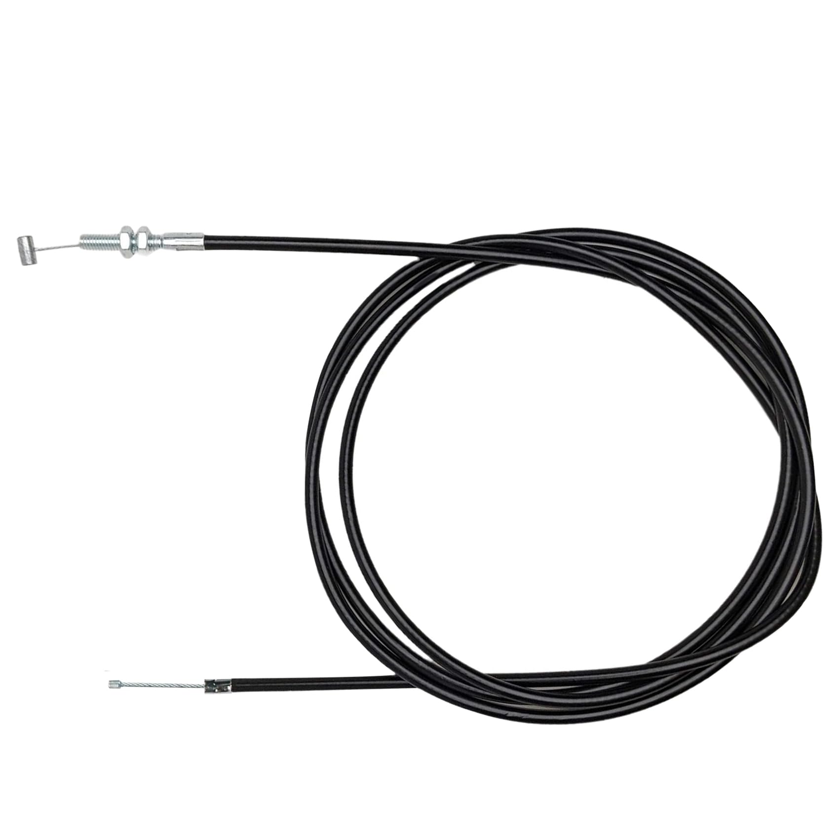 Gonfren 75' Universal Straight Throttle Cable For Go Kart, Kandi, Mini Bike, Scooter, Go Kart Throttle Cable For Dirt Bike Buggy 90Cc 110Cc 125Cc, Overall Length 82 Inch