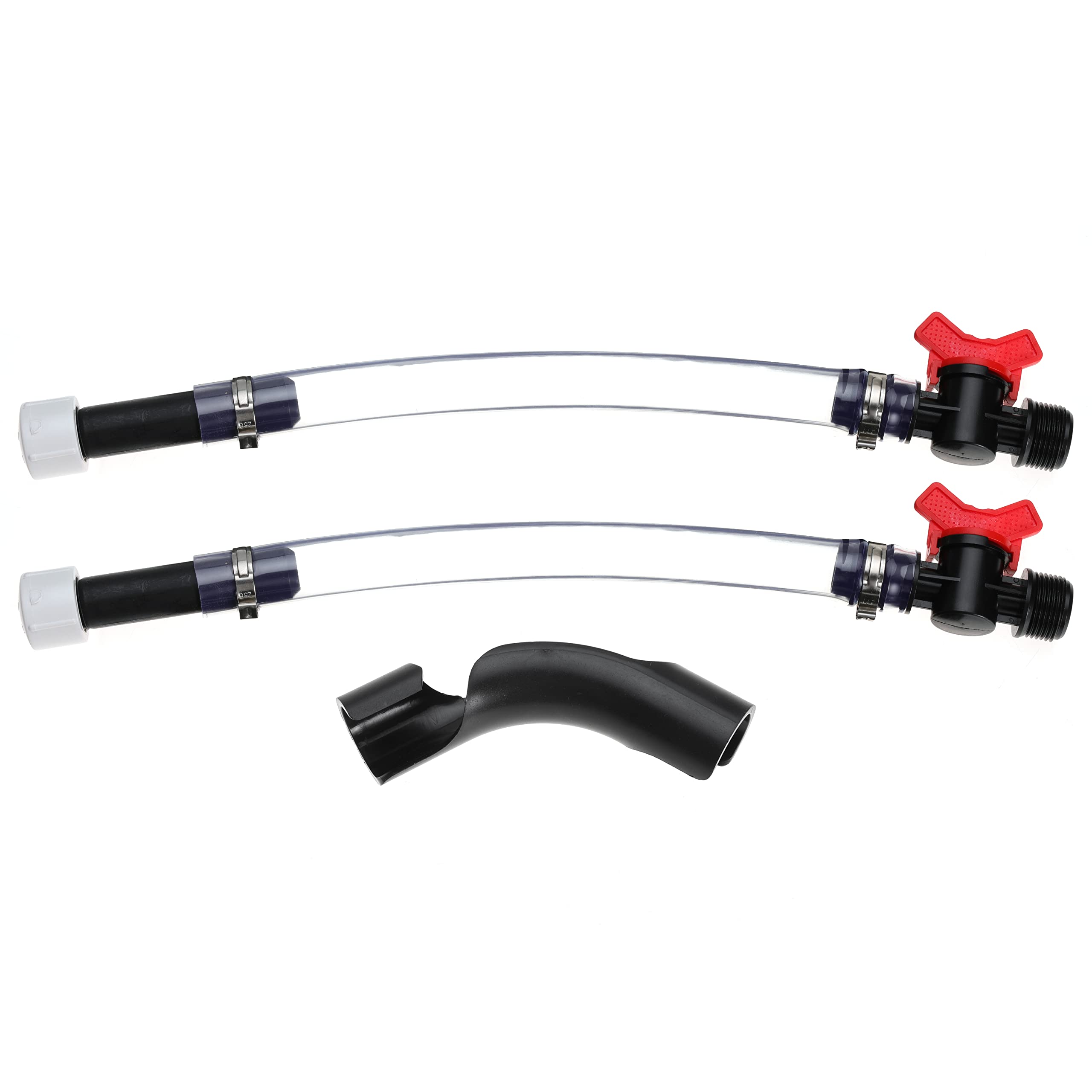 Kicofyee Fuel Filler Jug Hose Kit with Ball Valve for Jegs, LC2 & Scribner Fuel Containers - Hose-V2, Onecolor
