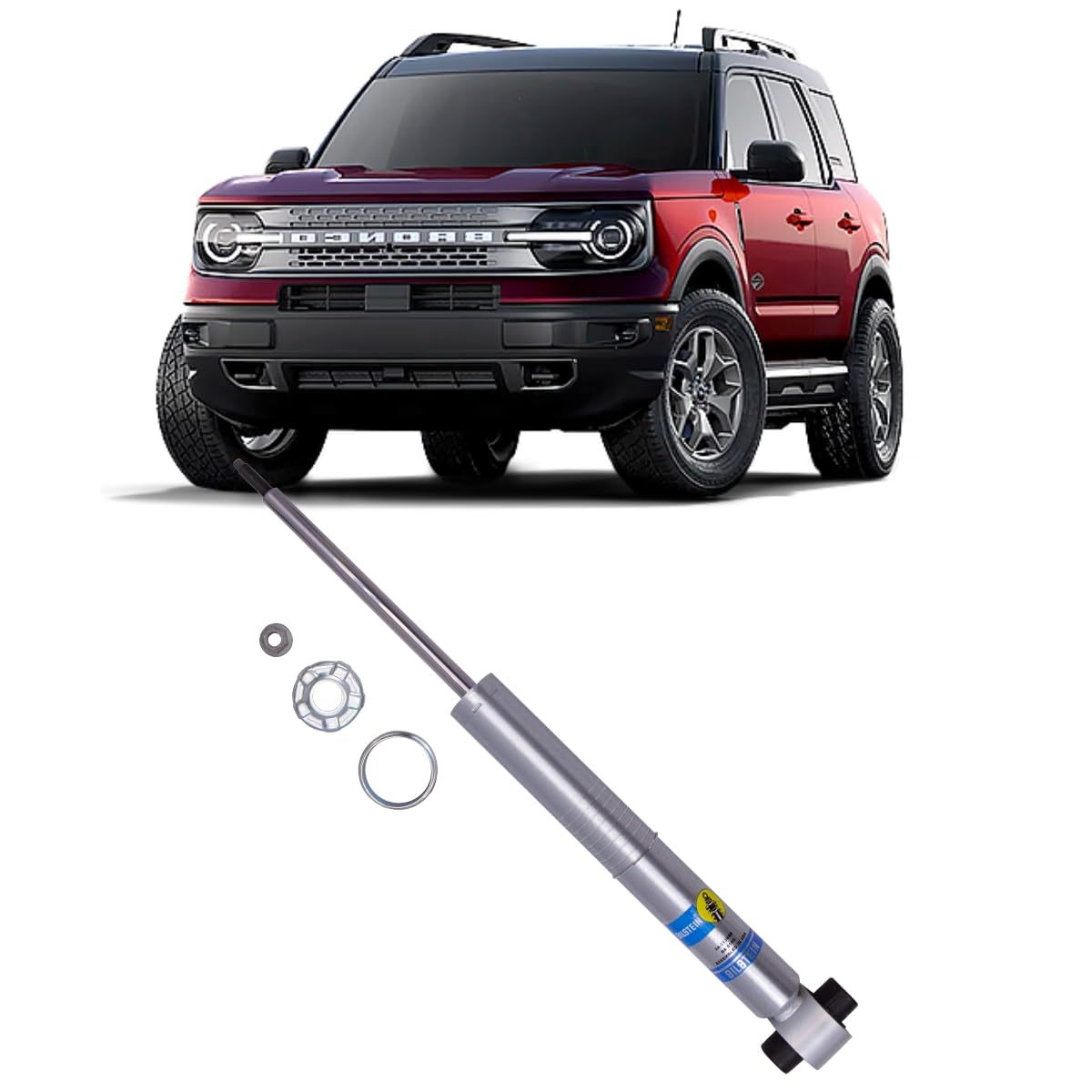 Bilstein 5100 Series 2021+ Ford Bronco 4 Door Rear 46Mm Monotube Shock Absorber (24-313988)