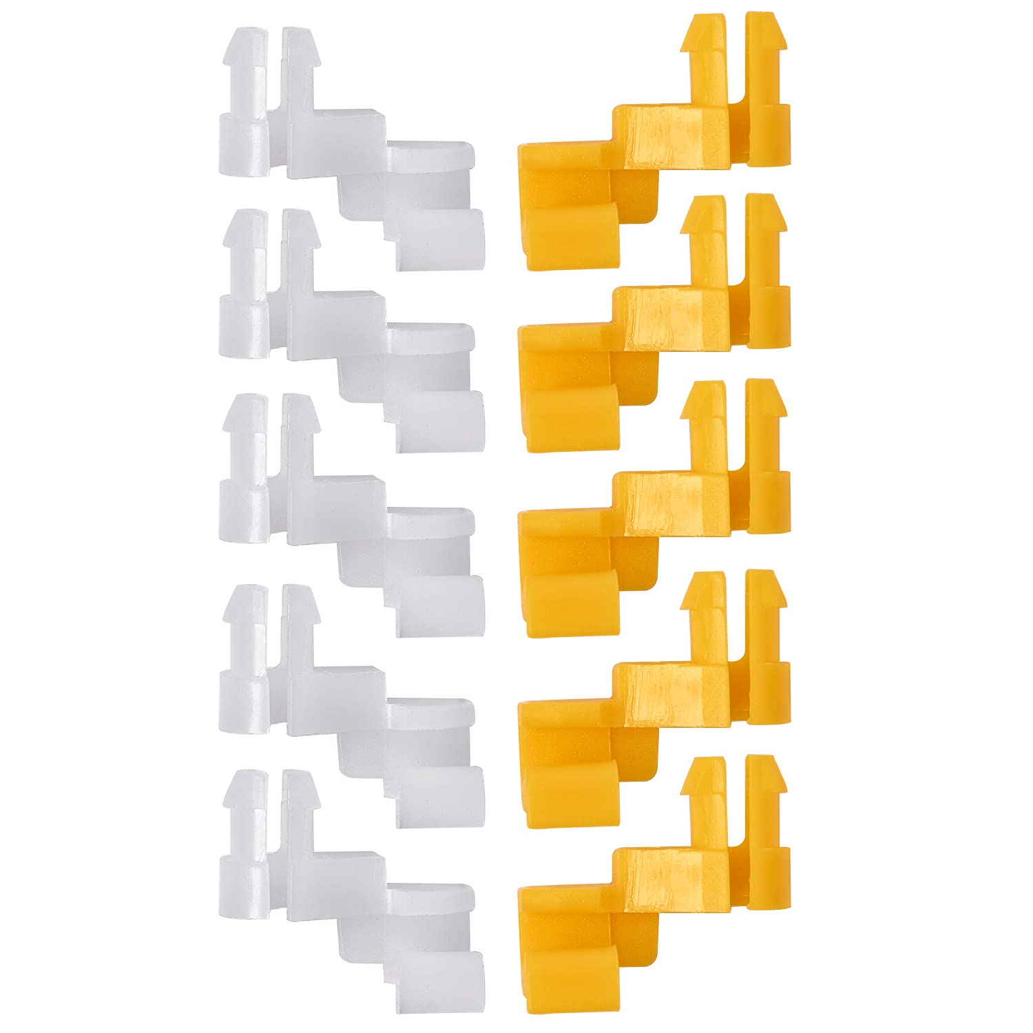 (5 Pair) Tailgate Handle Door Lock Rod Clips, Tailgate Handle Rod Clip Replacement Compatible With Toyota Tundra Camry Corolla Echo Highlander, Replace Oem: 69293-12030 69293-12040