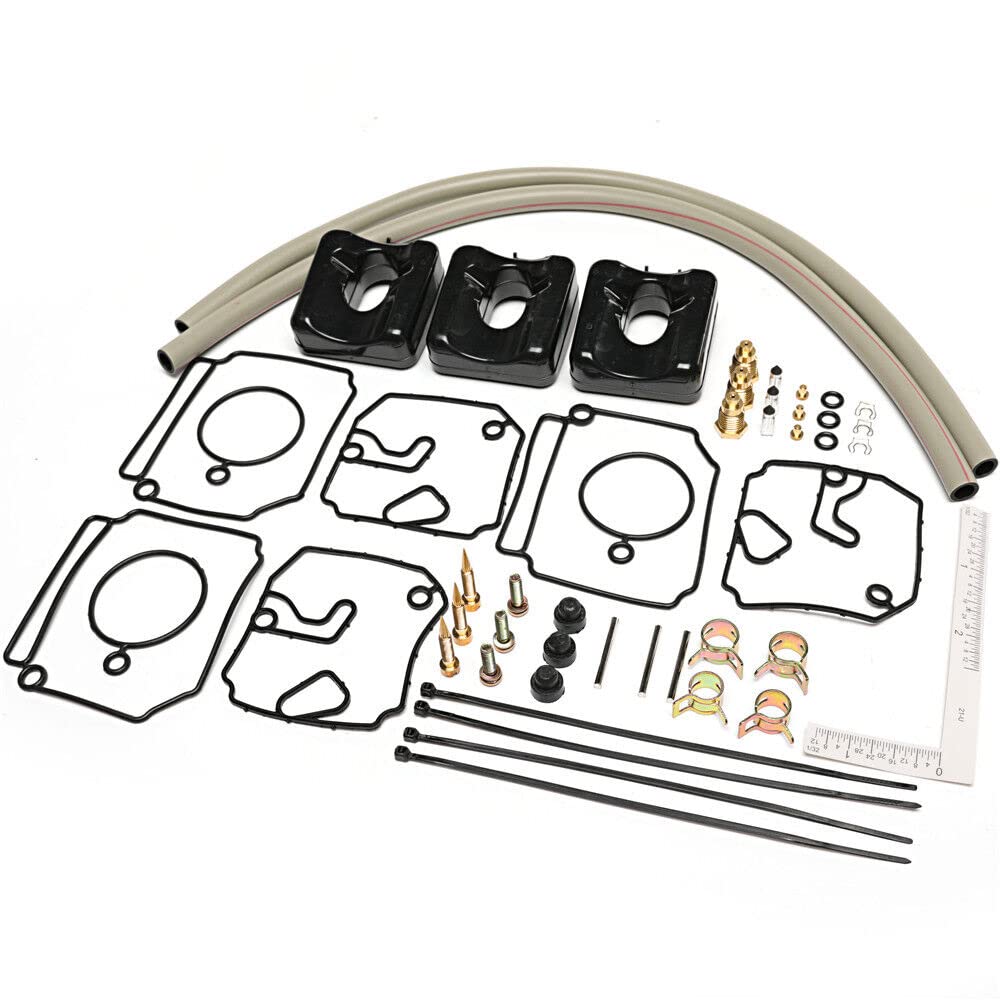 18-7768 Carburetor Repair Kit Replacement For 40-50Hp 2-Stroke Outboards Carburetor Replaces 6H4-W0093-03-00 6H4-W0093-02-00 Sierra