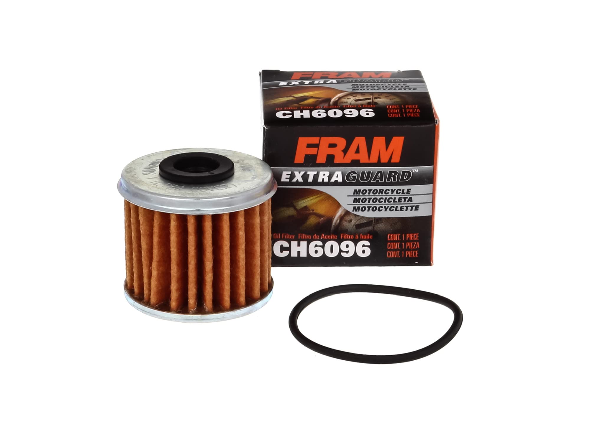 Fram Extra Guard Ch6096 Motorcycle/Atv Replacement Oil Filter, Fits Select Honda And Polaris Models