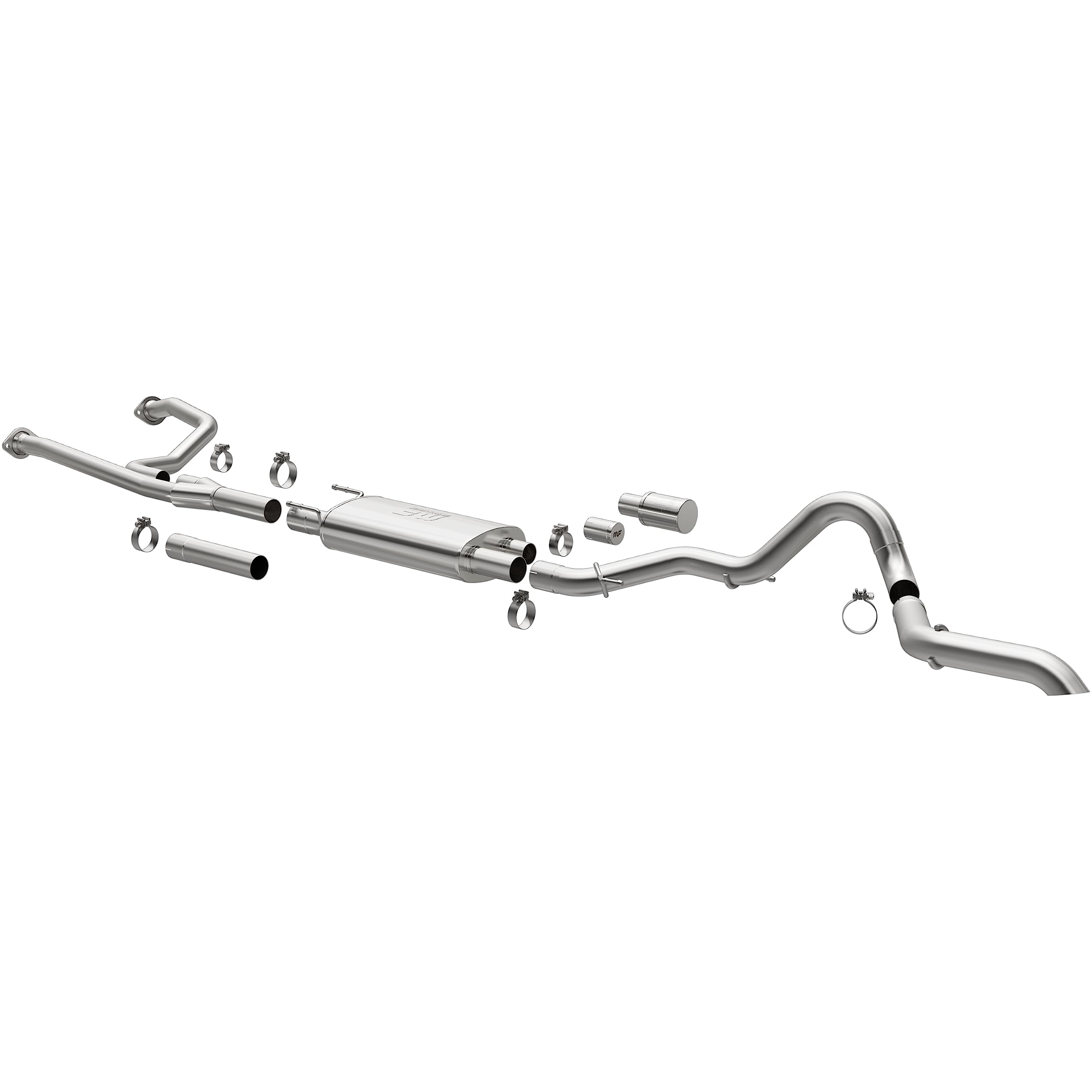 Magnaflow Performance Exhaust System 19604: Cat-Back, Overland Series, For 2022-2024 Toyota Tundra, Single Straight Driver Side Rear Exit Style
