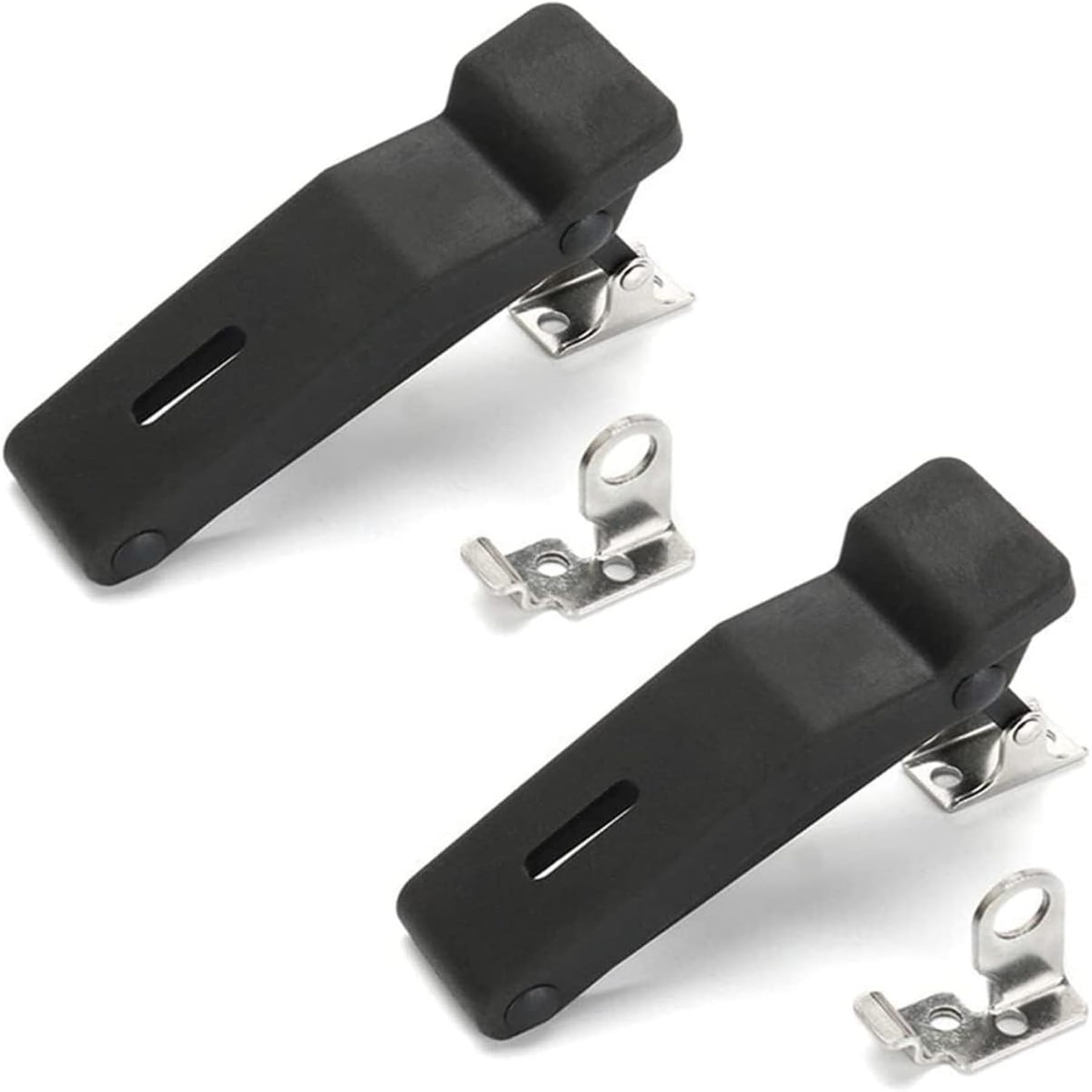 Xqsmwf 2Pcs Front Storage Rack Latch Fit For Polaris Sportsman 500 550 800 850 1000 Boat Compartment Cargo Box Rubber 2009 2010 2011 2012 2013 2014 2015 2016 2017 2018 2019