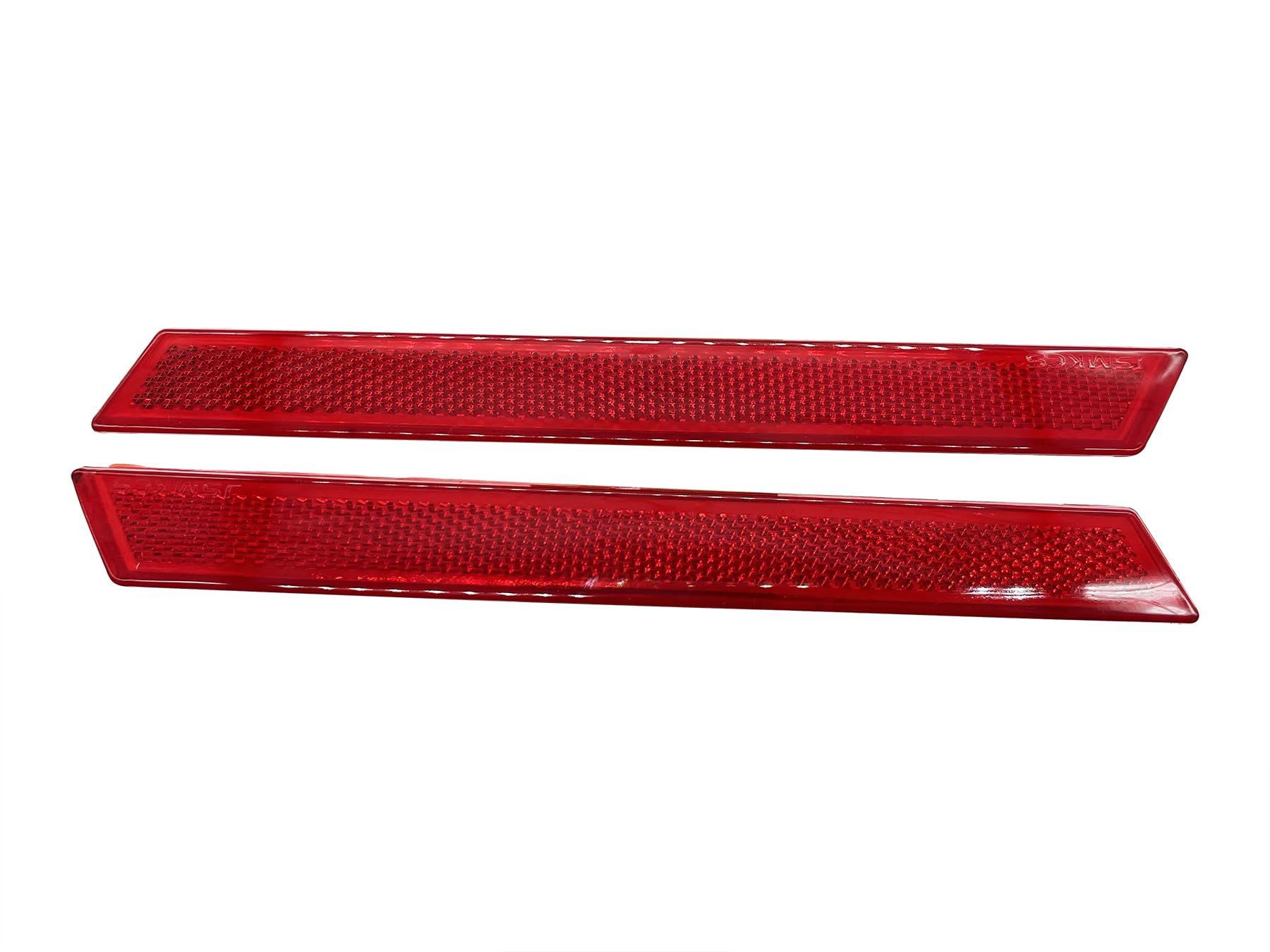 Pair Rear Bumper Reflector For Cadillac Xts 2013-2017 Red Lens Bumper Lower Lights Trim 2014 2015 2016