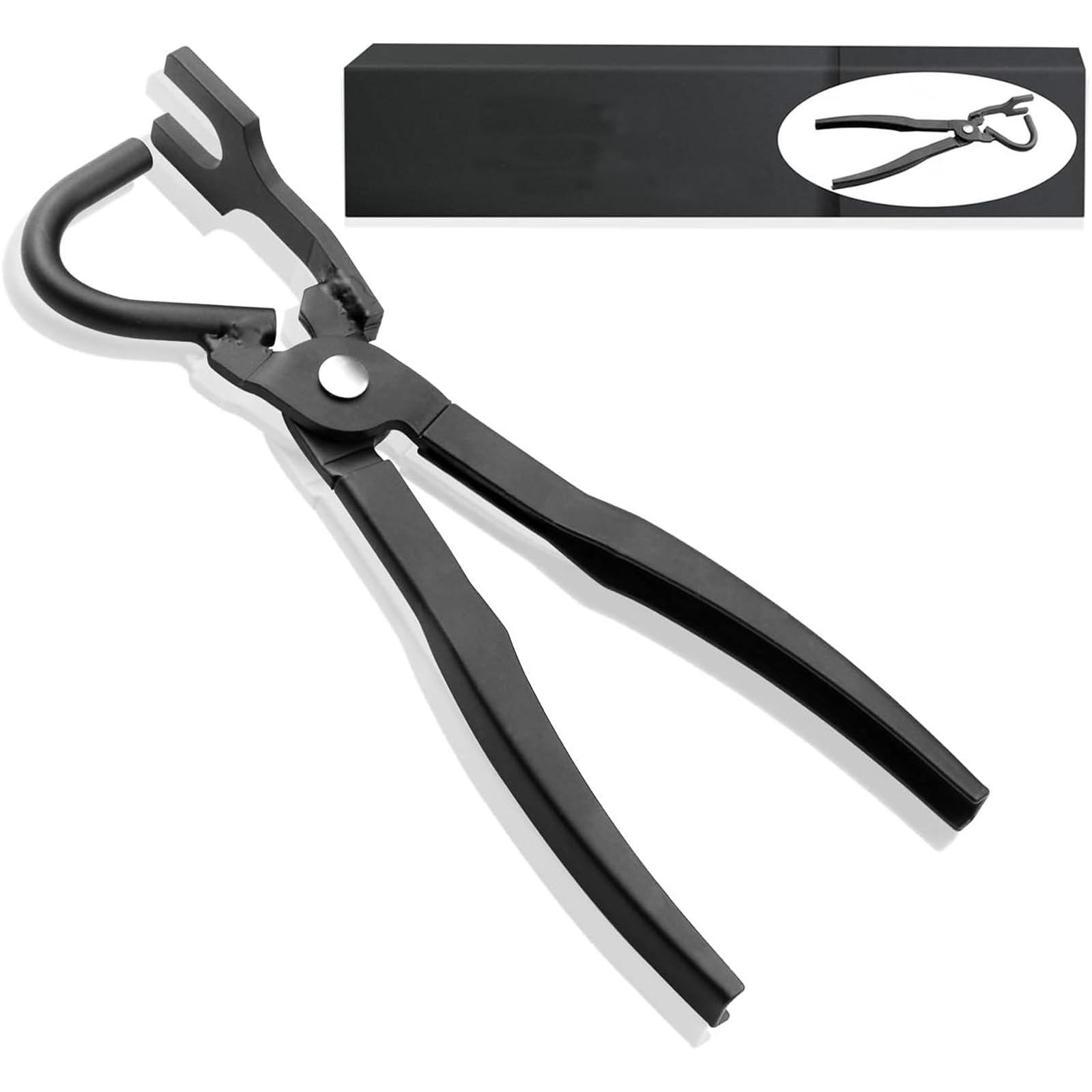 Sporthfish Exhaust Pliers Hanger Bracket Removal Pliers Separates Rubber Hanger Pliers Supports 38350 Pliers For All Car Pipe Exhaust Hanger Bracket Great Automotive Tools, Black