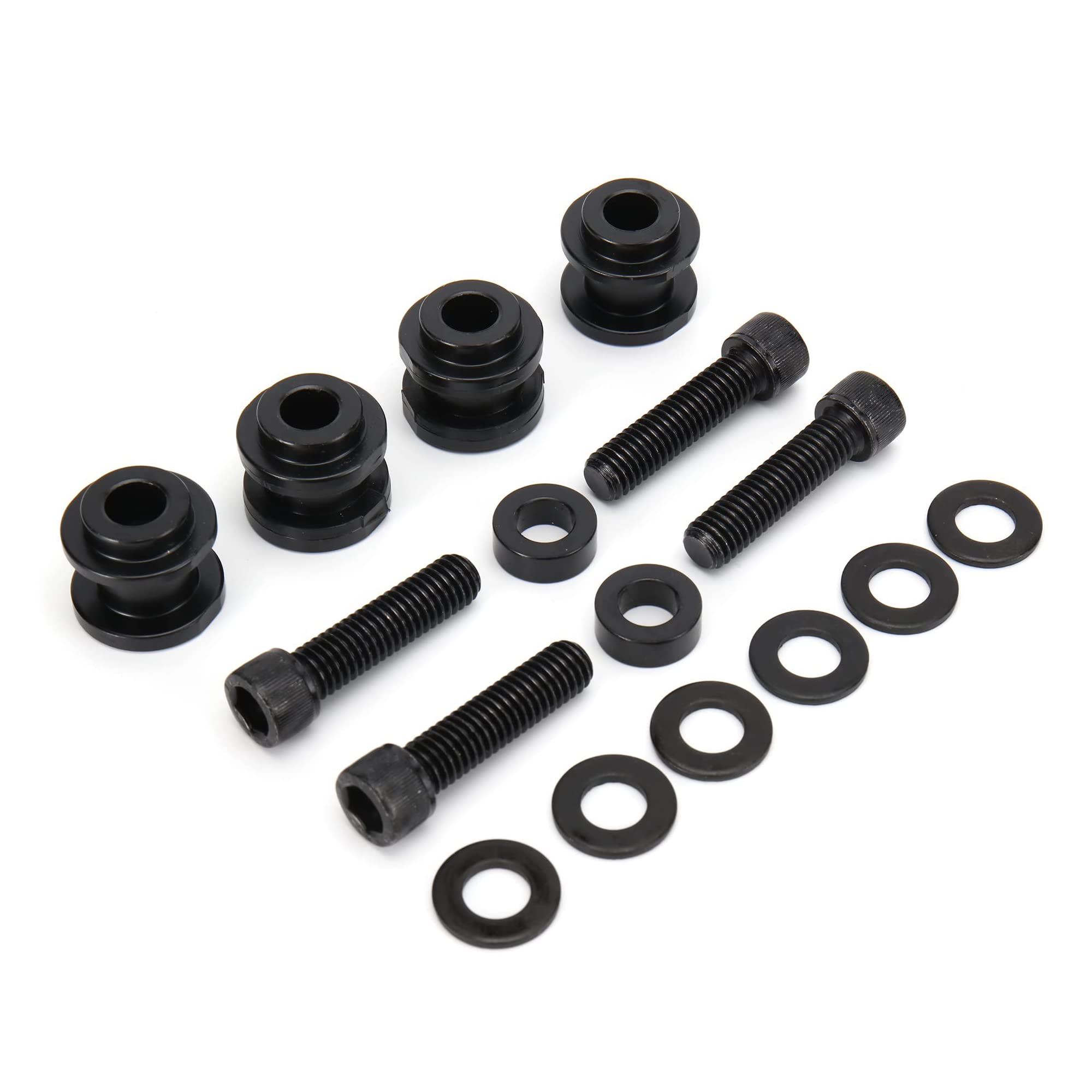 Mokitdora Hold Fast Sissy Bar Docking Hardware Kit For Harley 2018-Later Softail Fat Boy Flfb, Flfbs, Fxbr Fxbrs Flde, Flhc, Flhcs, Slim Flsl, Fxbb, Fxfbs, Flsb, Fxlr, Fxlrs And Fxst Models, Black