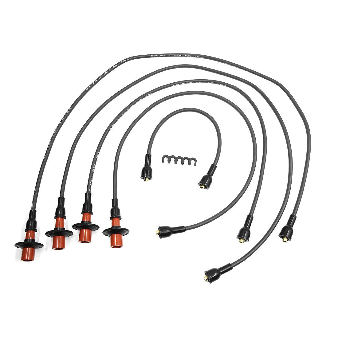 Uxcell Cars Spark Plug Wires Set Of 5 Ignition Cable Wire For Volkswagen 1946-1979 09001
