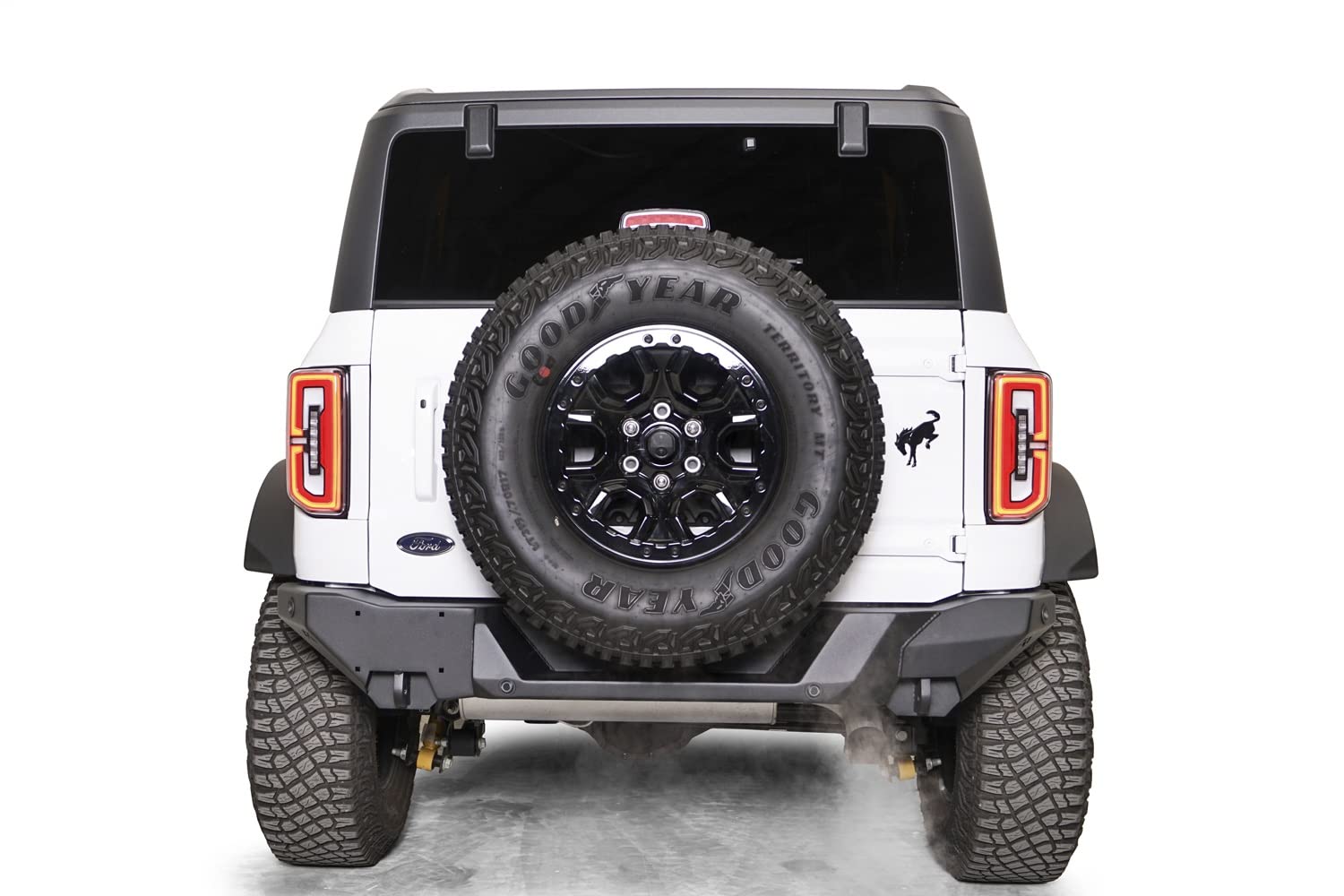 Fab Fours 21-22 Bronco Premium R/Bumper, Black (Fb21-Y5251-1)