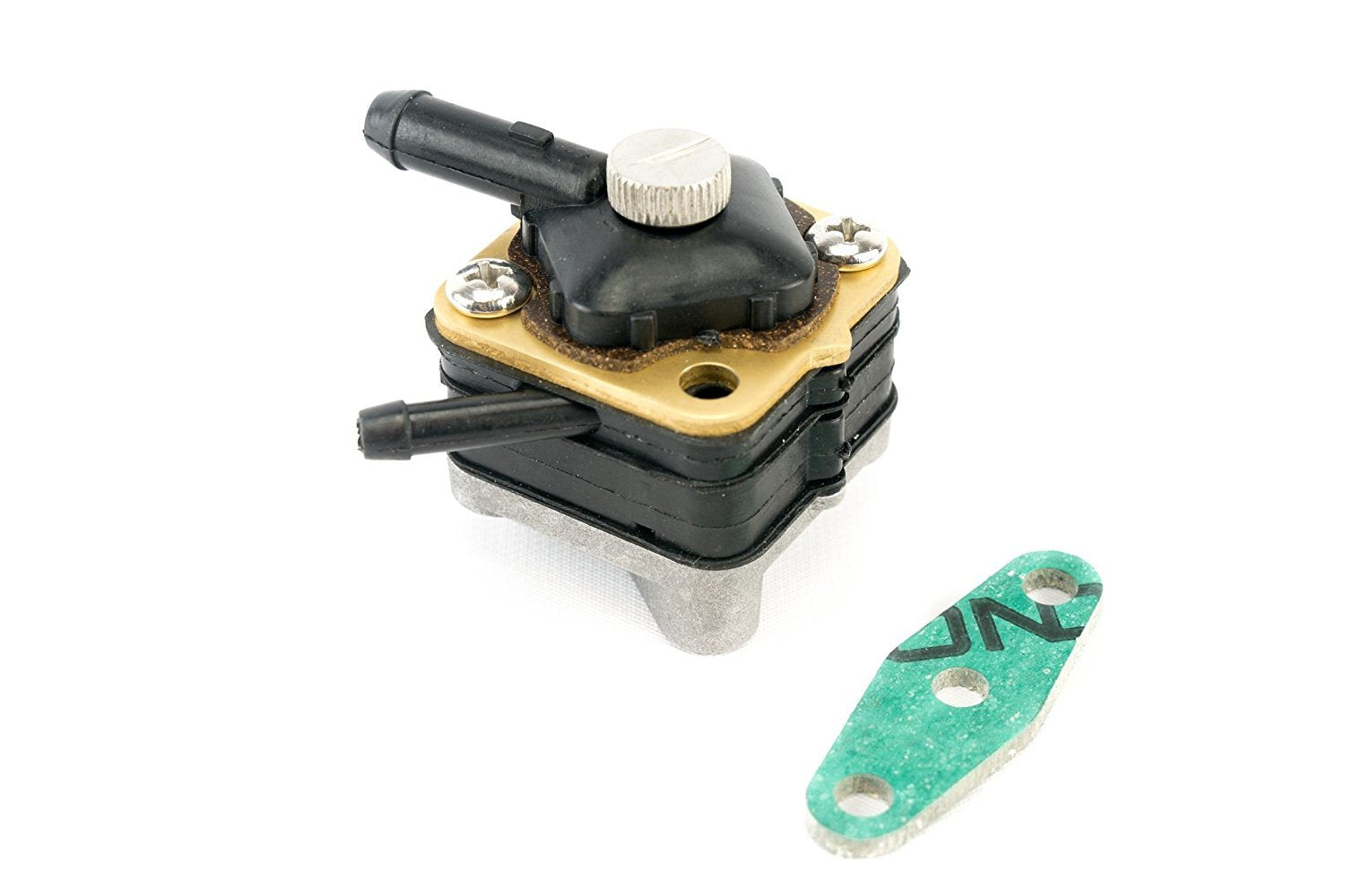 Fuel Pump With Gasket - Compatible With Johnson Evinrude Outboard Motor - Pre 1993 6Hp, 9.9Hp, 15Hp Models - Replaces Part 395091, 397839, 18 7350, 397274, 391638