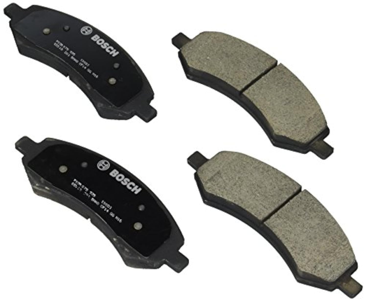 Bosch Bc1084 Quietcast Premium Ceramic Disc Brake Pad Set - Compatible With Select Chrysler Aspen; Dodge Dakota, Durango, Ram 1500; Mitsubishi Raider; Ram 1500, 1500 Classic, Dakota; Front