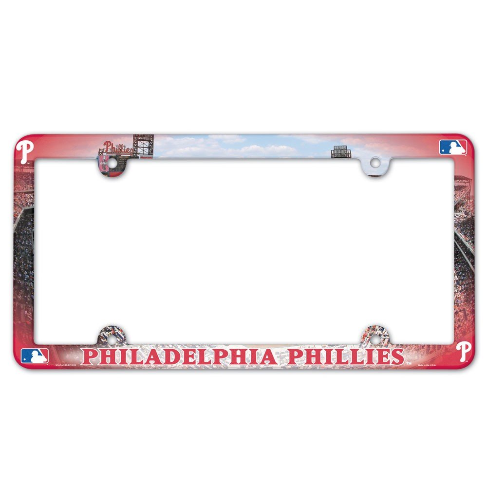 Wincraft Philadelphia Phillies Color Plastic License Plate Frame