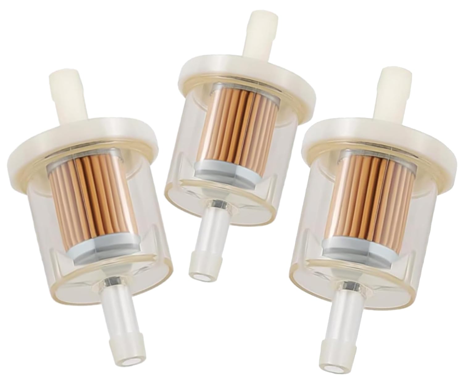 Harbot 49019-0027 Fuel Filter For Kawasaki 49019-7001 49019-7005 49019-0014 1/4' Inline Fuel Filter For Briggs And S 691035 493629 5065 2Hp 17.5Hp 27Hp 35Hp Engines John Deere Am108356