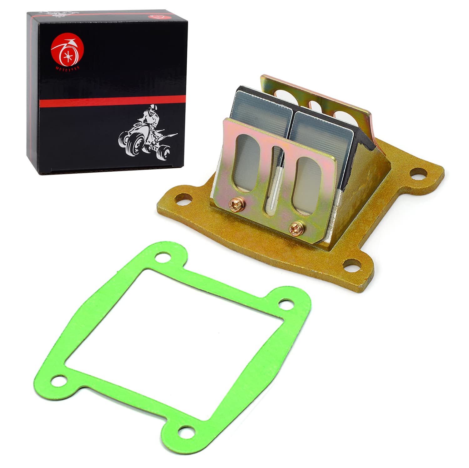 Intake Reed Valve Gasket Assy Compatible With Yamaha 215Cc Golf Cart G1 1979 1980 1983 1984 1985 1986 1989 G3 1986