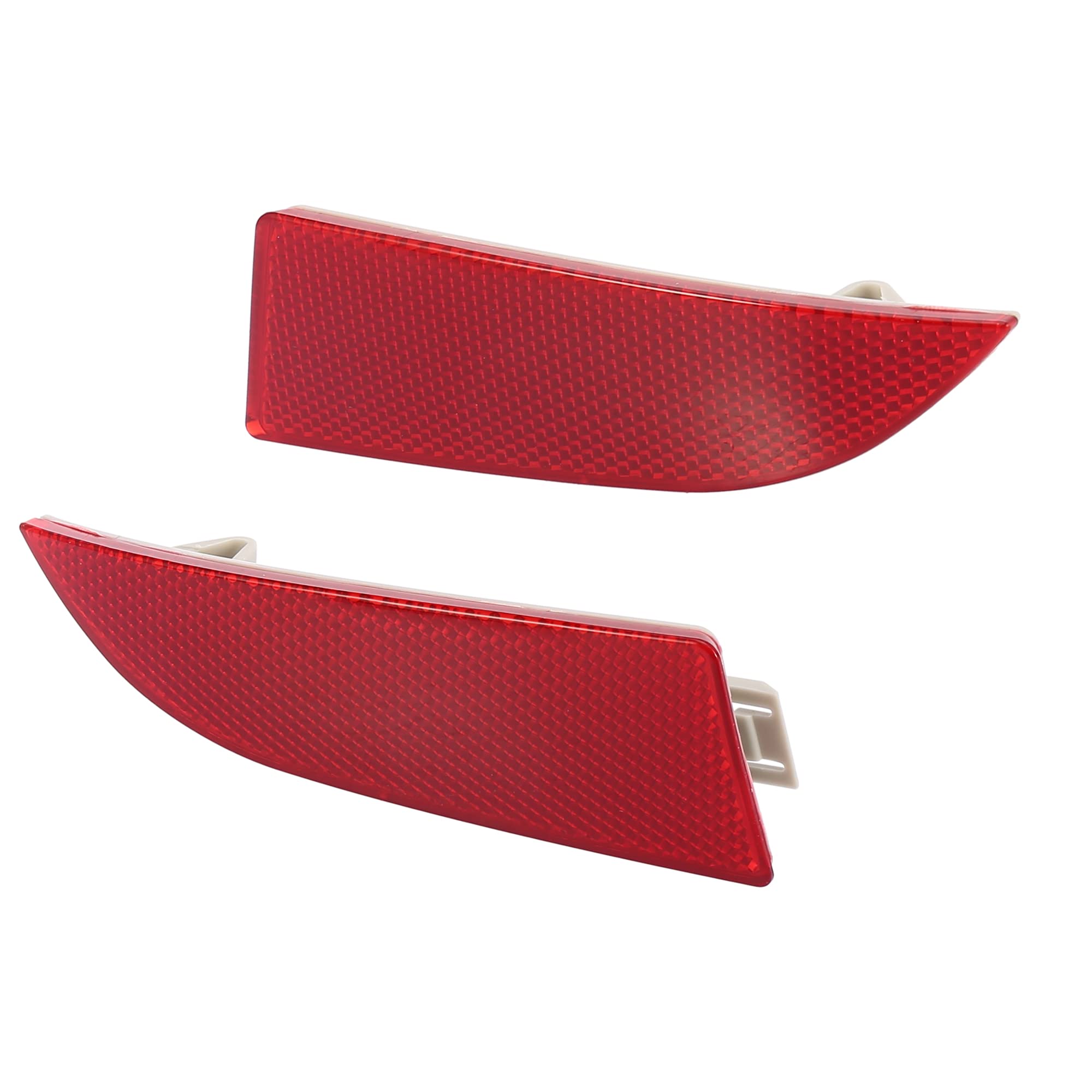 X Autohaux 1 Pair Car Rear Bumper Reflector Strip Cover Left Right Side 63147162217 63147162218 For Bmw X3 2007-2010