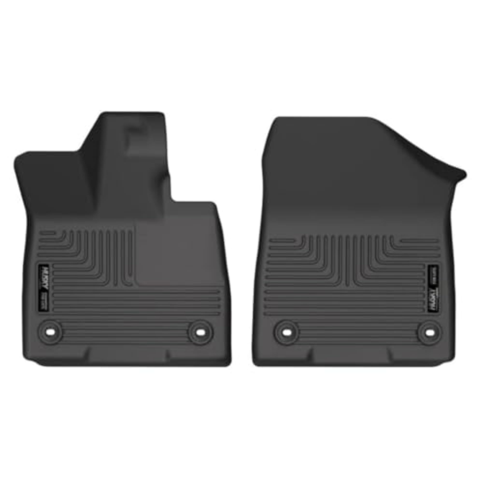 Husky Liners Weatherbeater Floor Mats | Fits 2021-2025 Toyota Sienna | Front Row, 2-Pc Black - 18821