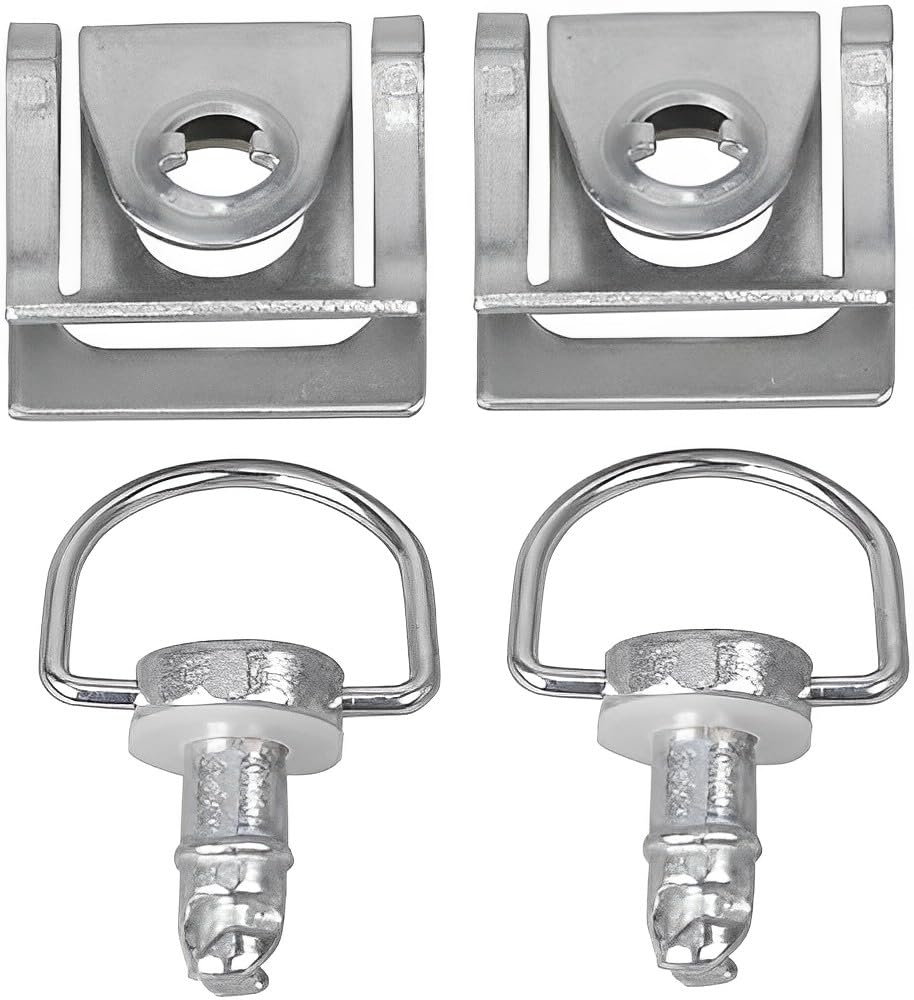 Motorcycle 1/4 Turn Quick Release Fasteners Fairing Bolts Studs Quarter Turn + Clips Fits For Honda Yamaha Suzuki Kawasaki Ducati Aprilia Ktm Race Fairings (2 Pack) (Size-1)