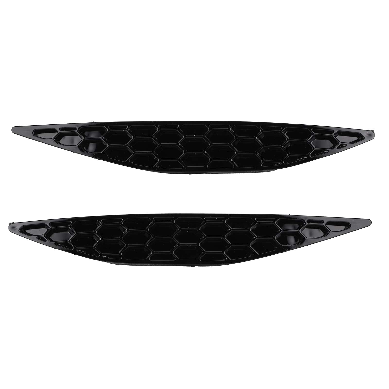 2016 Gti Reflectors,Auto Bumper Reflector,2Pcs Gloss Black Rear Bumper Reflector Honey Comb Set Fit For Mk7 2013?2016 Mk7Rear Reflectors