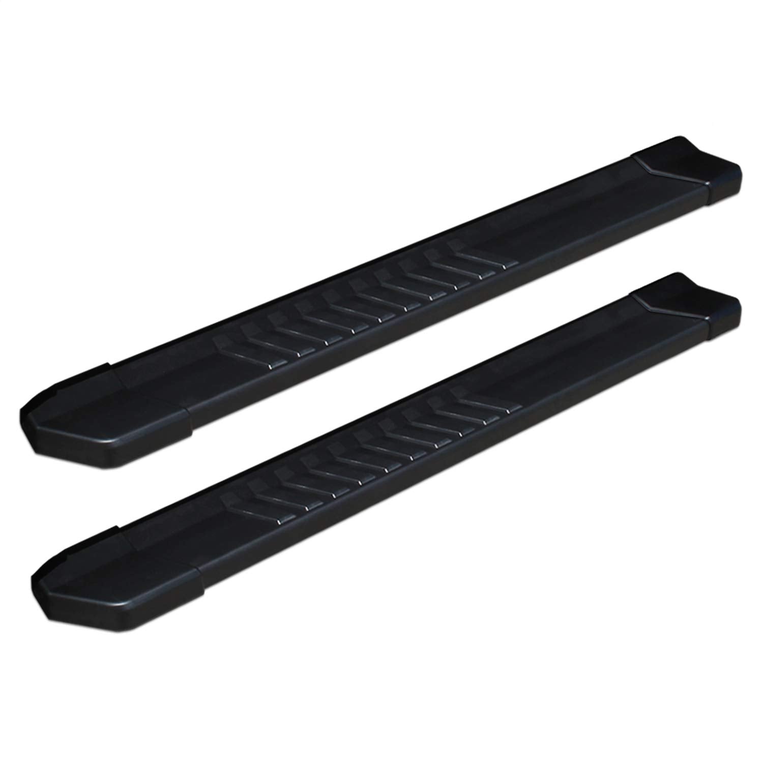 Raptor 1760-Blk 6 In. Running Boards; 60 In; Rocker Panel Mount; Black Textured; Requires Separate Mount Kit;