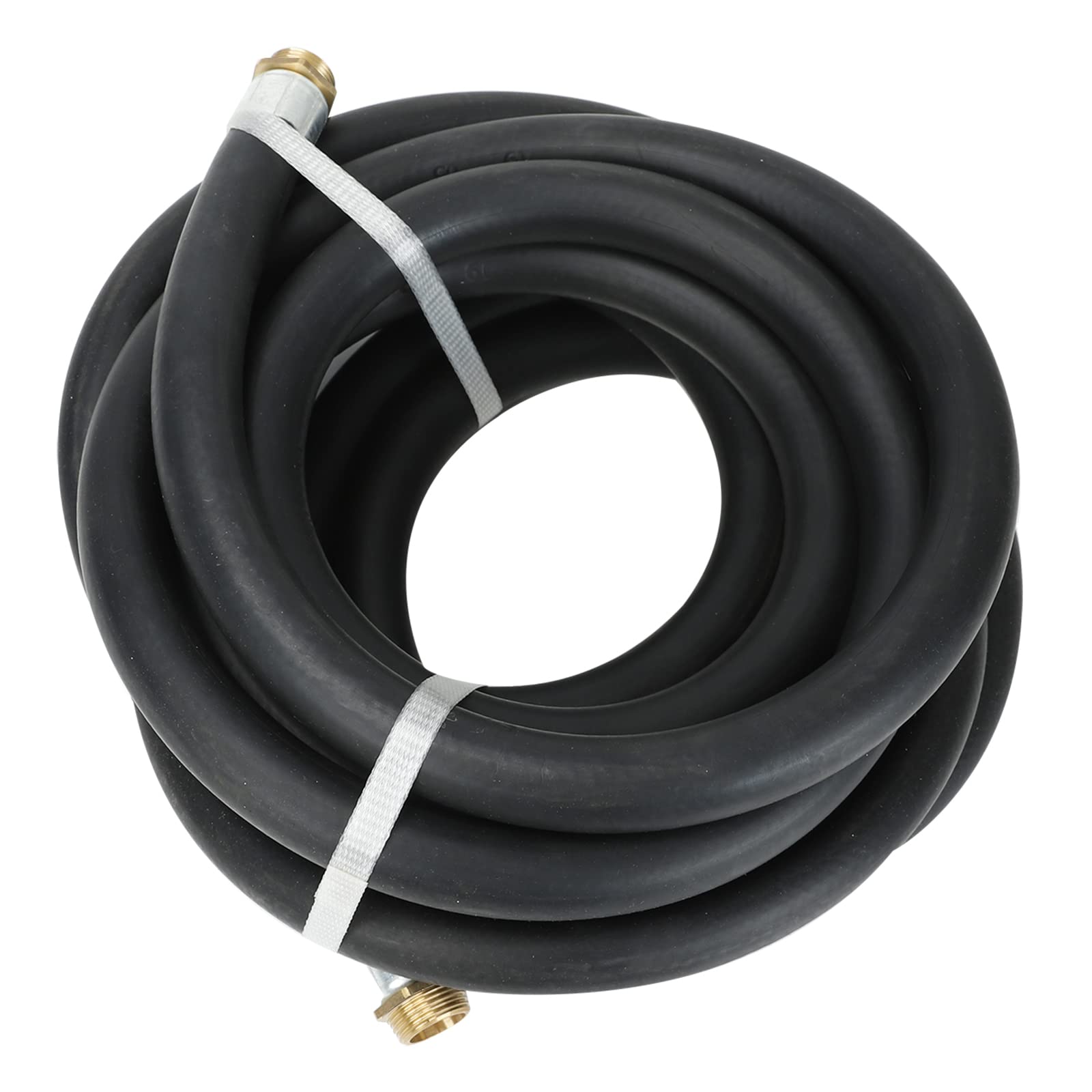 Superfastracing 3/4'' X 20' Fuel Transfer Hose Fluid Oil Pump/Tank Tube Hose Black
