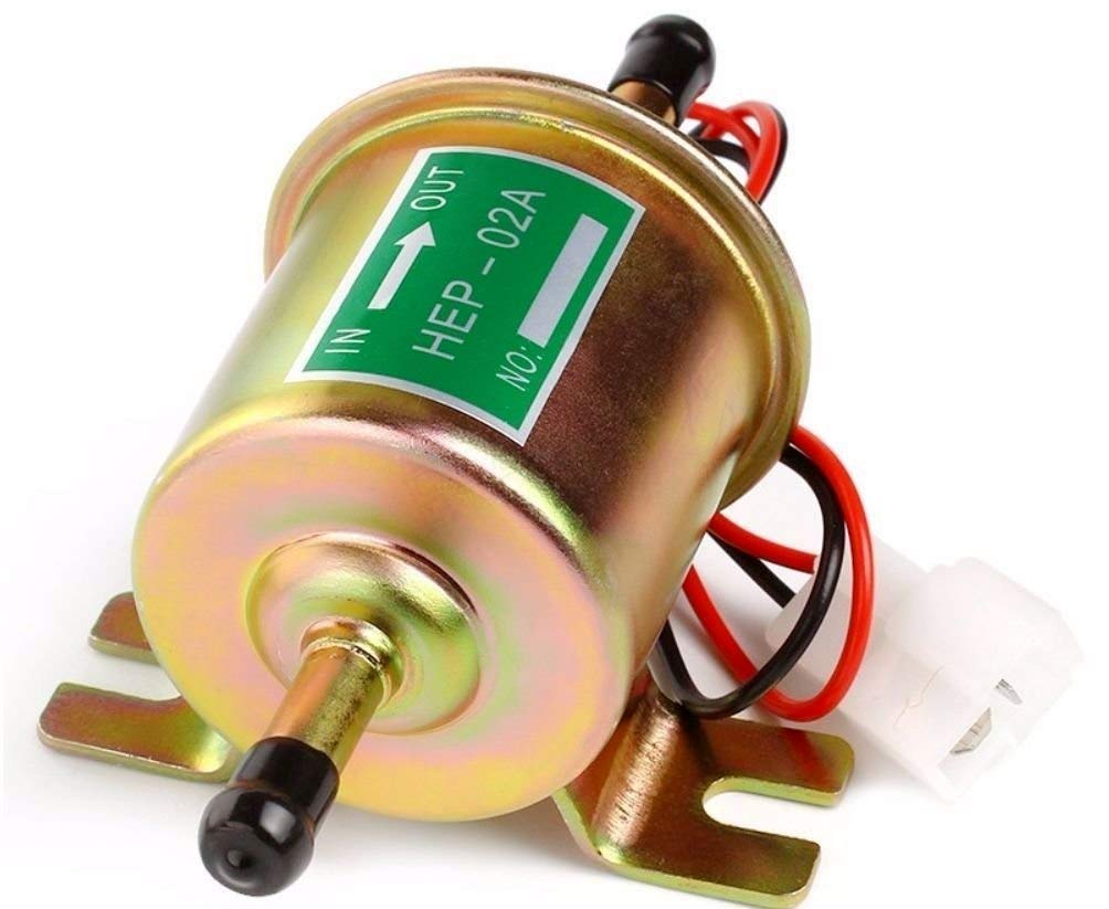 Electric Fuel Pump 12V Electric Transfer Universal Low Pressure Gas Diesel Fuel Pump 2.5-4Psi Hep-02A