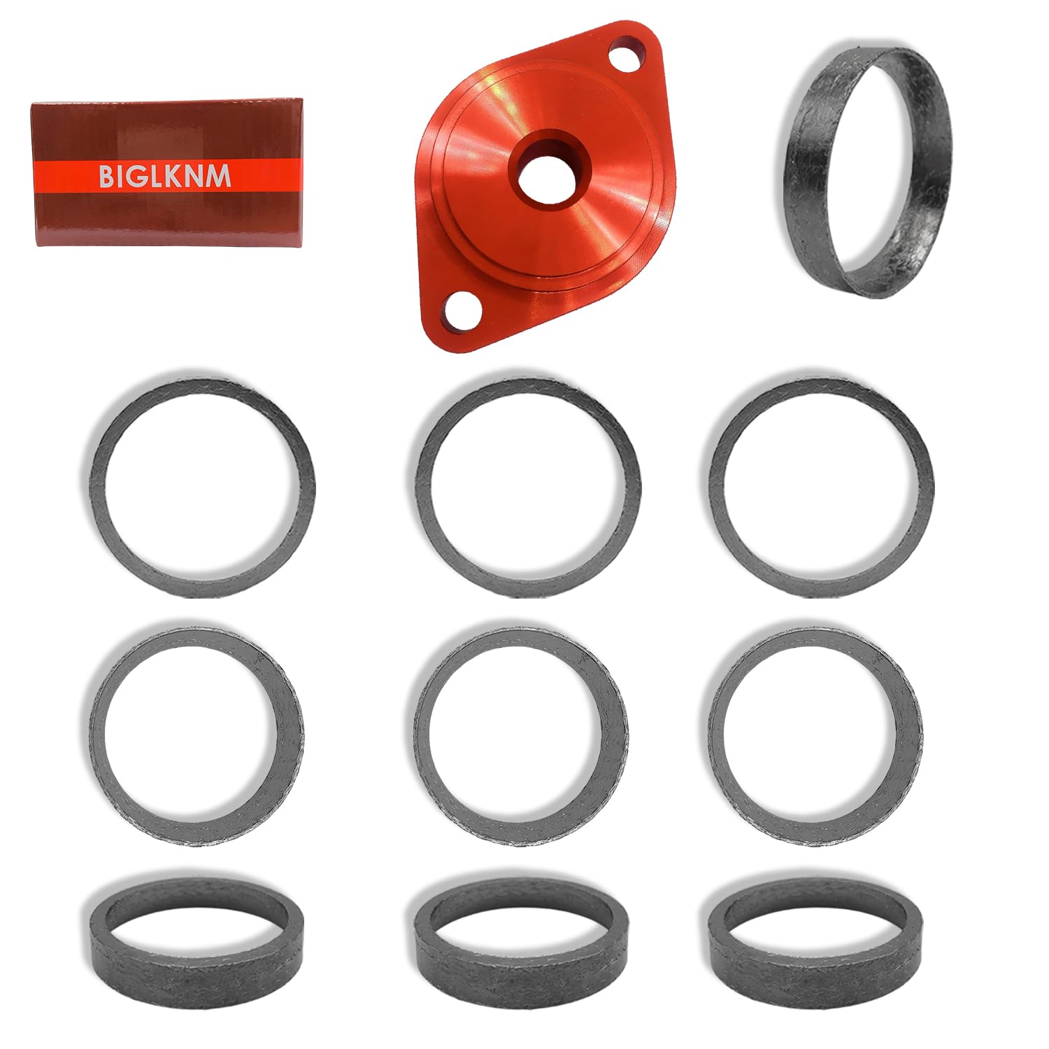 Biglknm 10Pcs Tapered Gaskets & 1Pcs Red Gaskets Seal Installer Tool For 1984-2023 Big Twin Touring Sportster Softail Dyna