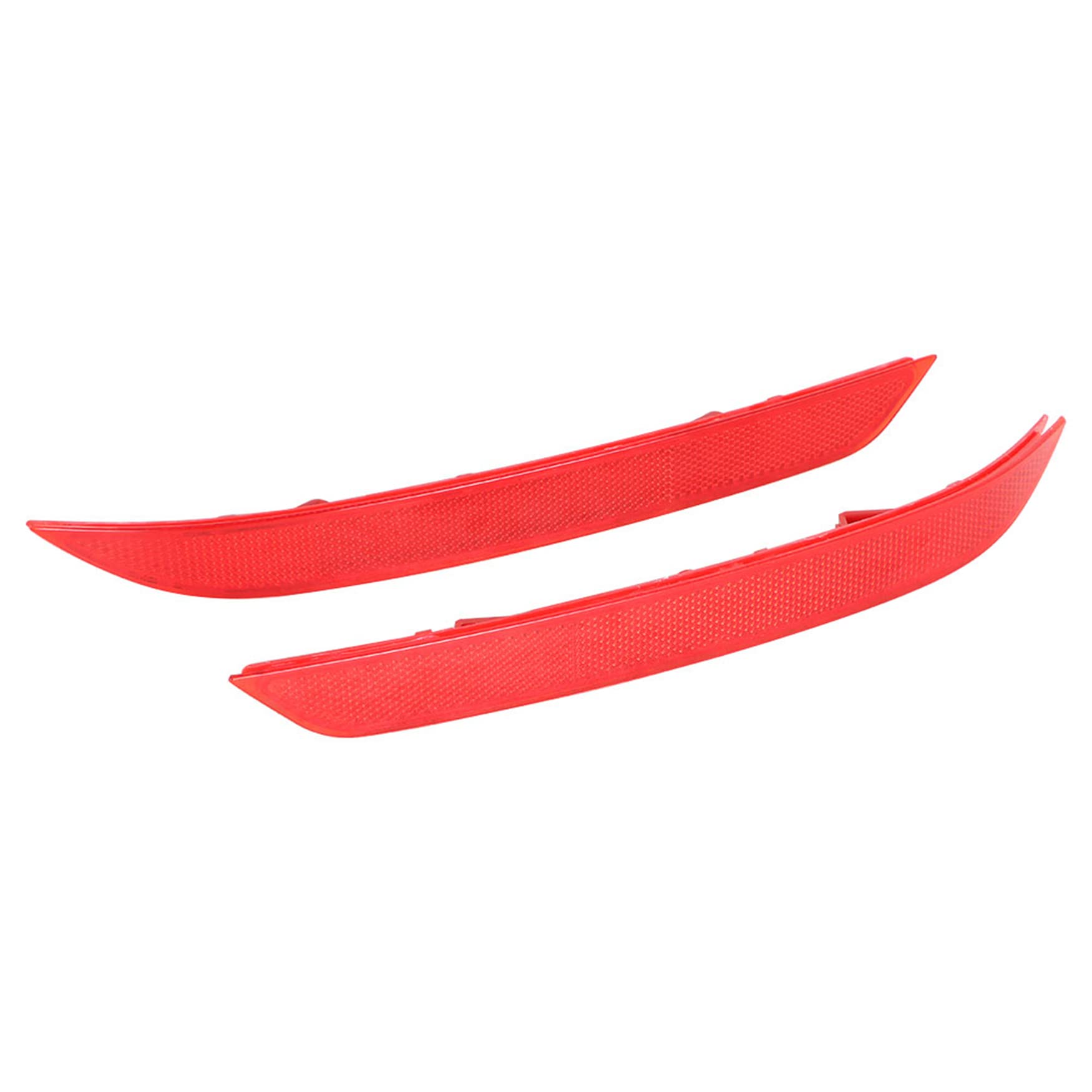 Wflnhb Red Rear Bumper Reflector Driver And Passenger Side Pair Replacement For 2016 2017 Honda Accord 33505T2Aa11 33555T2Aa11 Ho1185111 Ho1184111