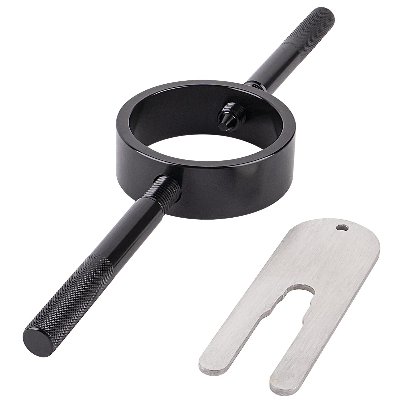 Amerbm Universal Motorcycle Fork Spring Compressor Tool Kit Works With Most Upside Down Streetbike & Motorcycle Forks