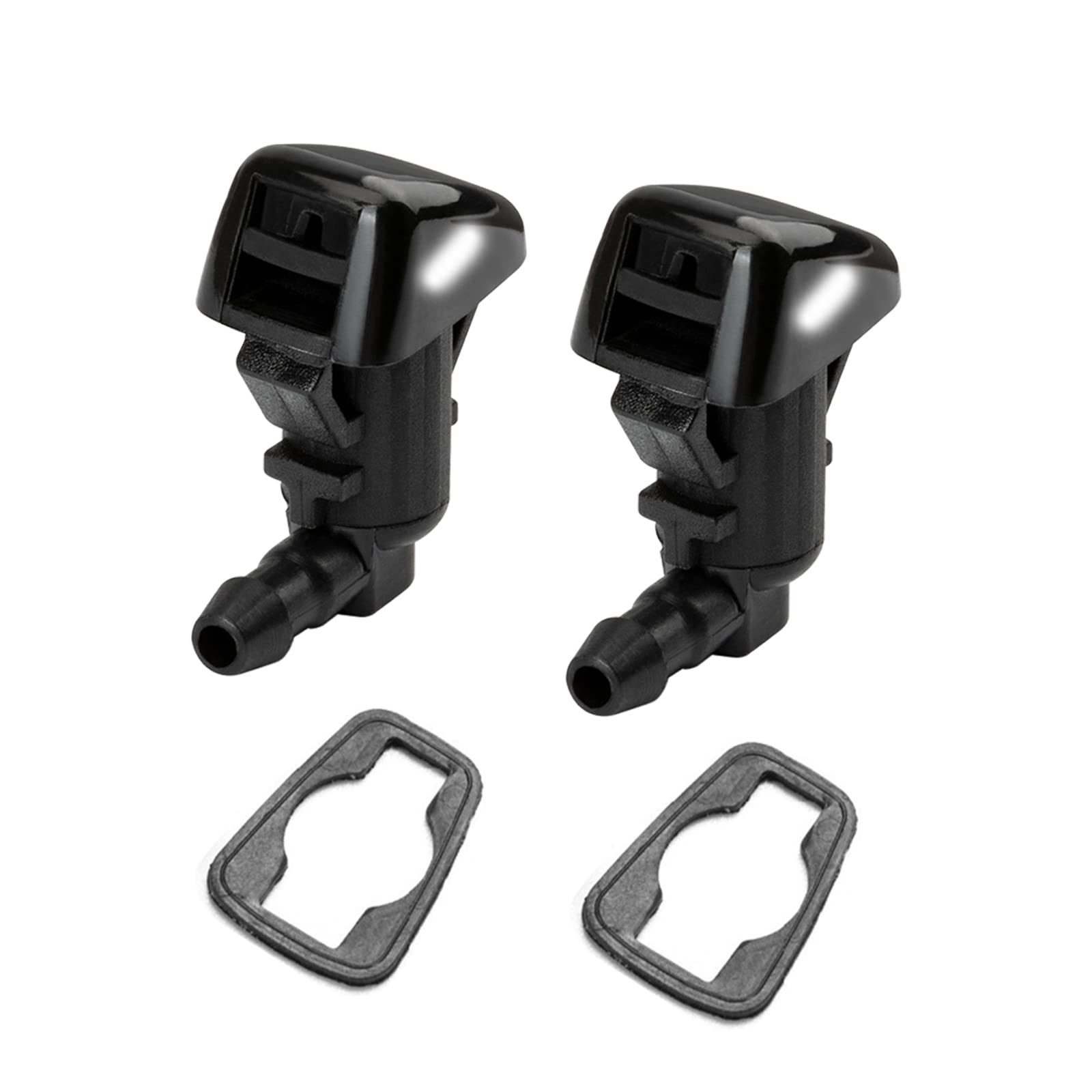 Front Windshield Washer Nozzle Kit Wiper Spray Nozzles For 2011 2012 2013 2014 2015 2016 Ford F250 F350 F450 F550 Super Duty Replaces Oe Bc3Z-17603-A Bc3Z17603A