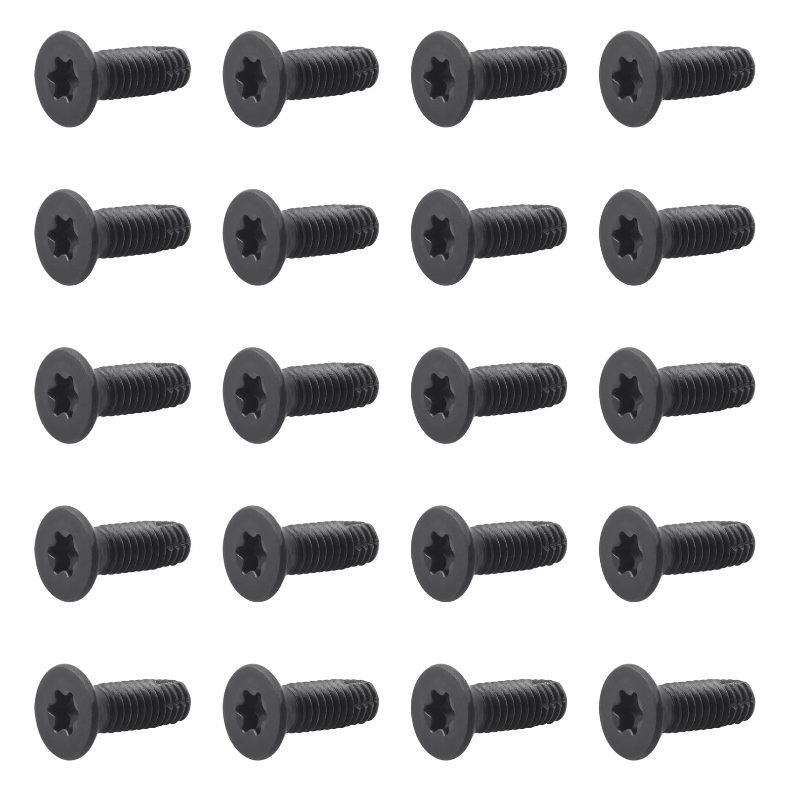 Windshield Door Tailgate Hinge Torx Screws Bolts For Jeep Wrangler Cj Yj Lj Tj 1976-2006,Replacement For Doors, Windshield,Roll Bar,Tailgate And Soft-Top Torx (Pack Of 20)