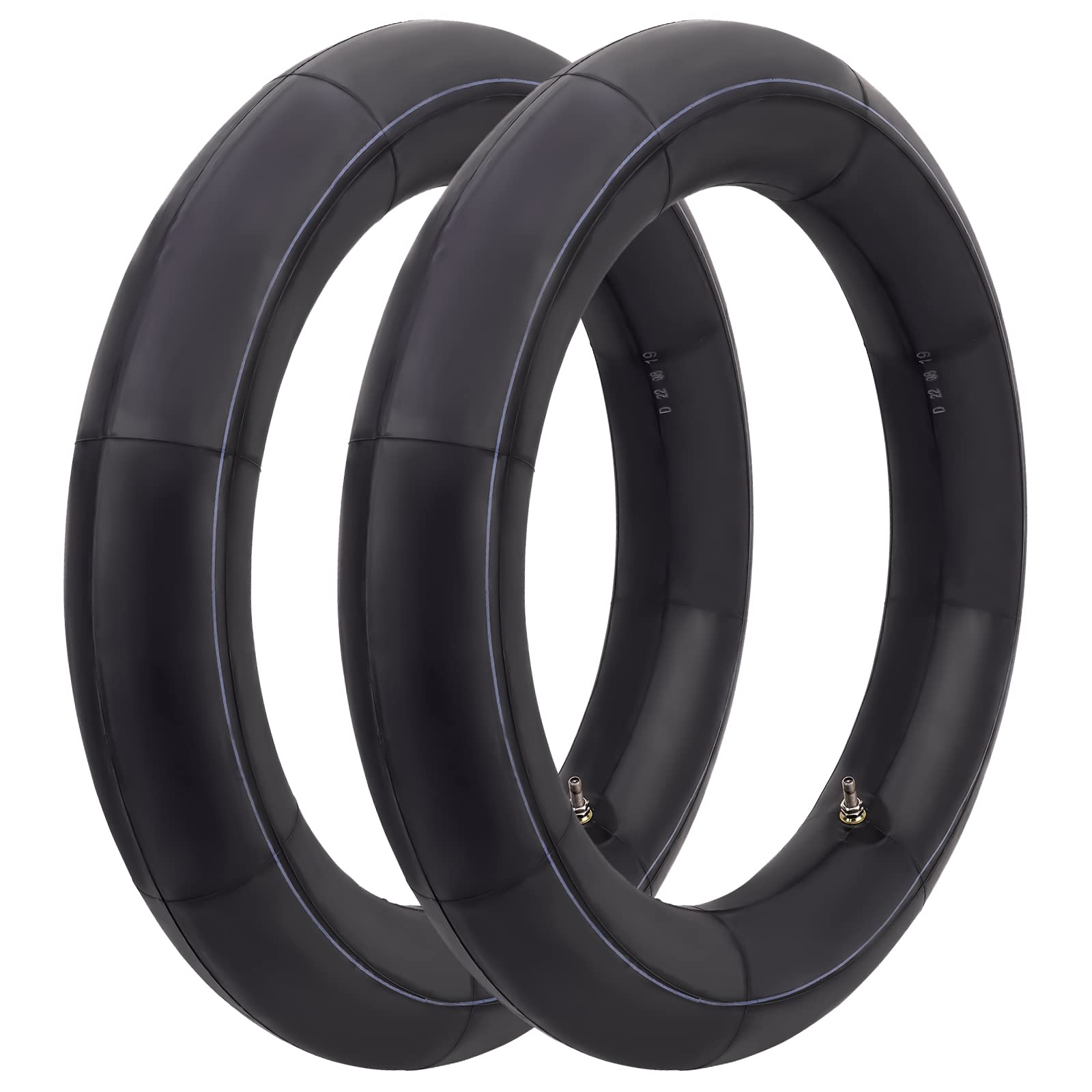 Jcklw 130/90-16 Inner Tube Tr4 Straight Valve Stem Compatible With Standard Motorcycle Tube 5.00/5.10-16(2 Pack)