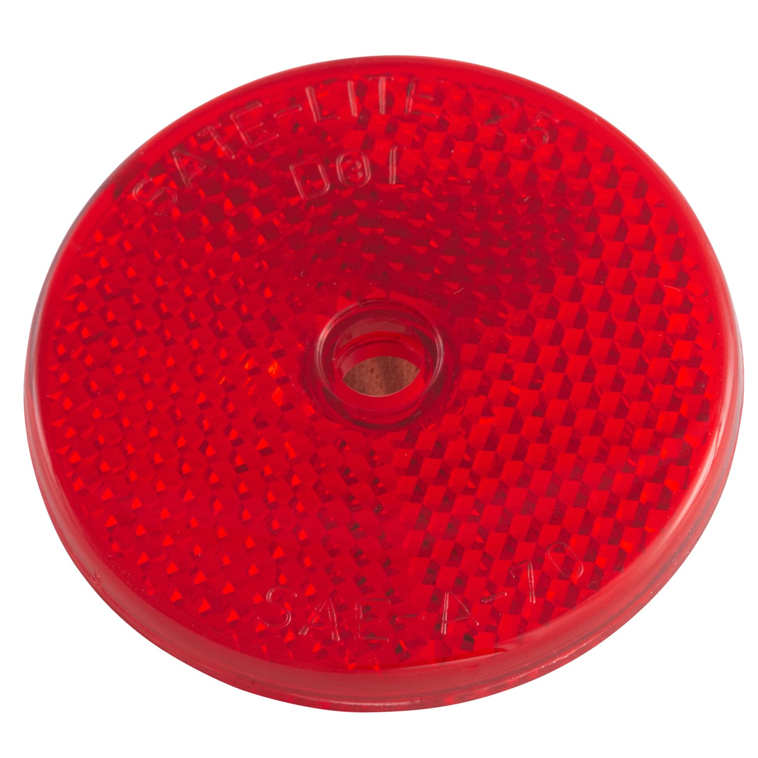 Grote 41012 Red Sealed Center-Mount Reflector