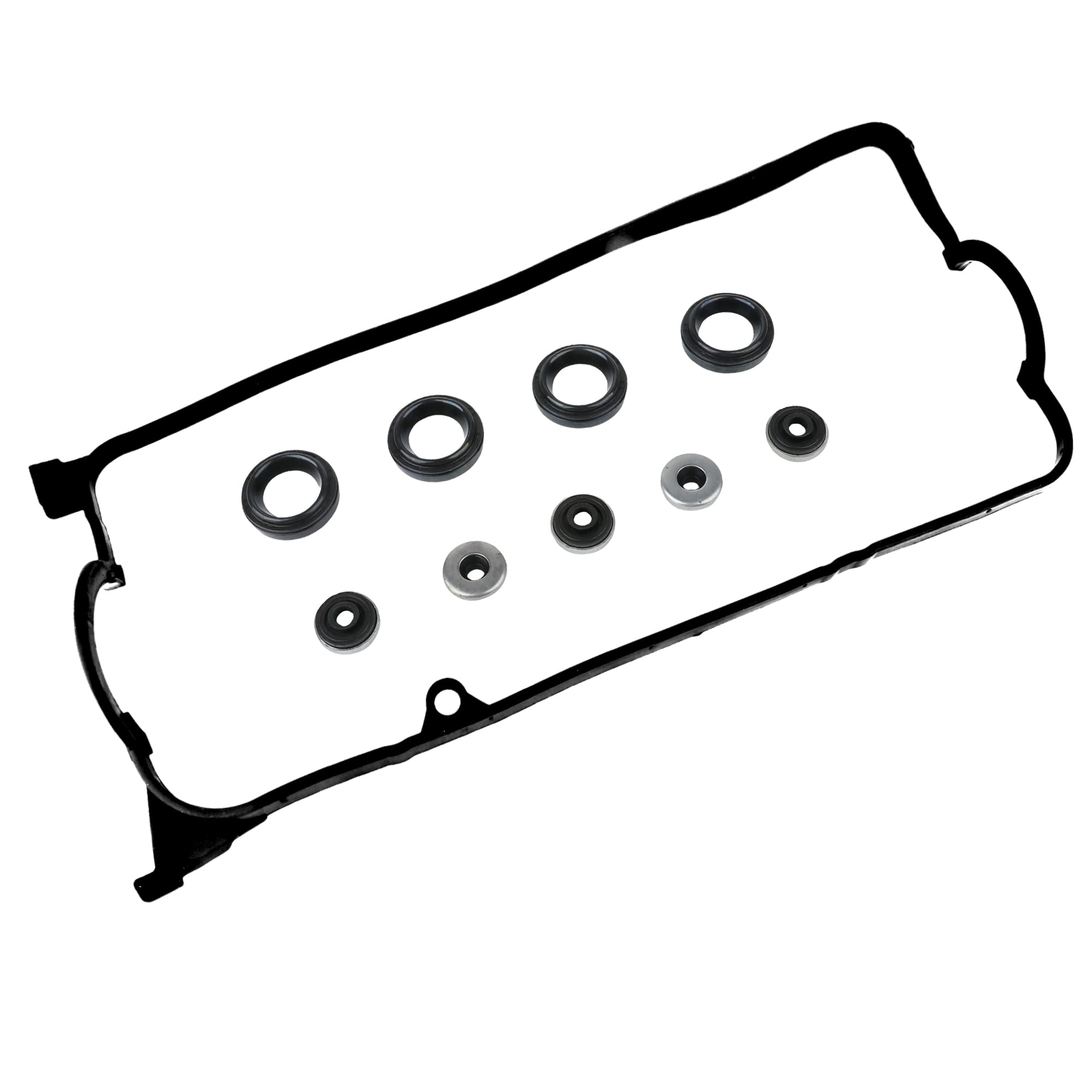 Vs50606R Engine Valve Cover Gasket Kit For 2001-2005 Honda Civic 1.7L Dx, Lx, Ex, Hx, Gx V-Tec D17A1 D17A2 D17A6 D17A7, 2001 2002 2003 2004 2005, 01 02 03 04 05
